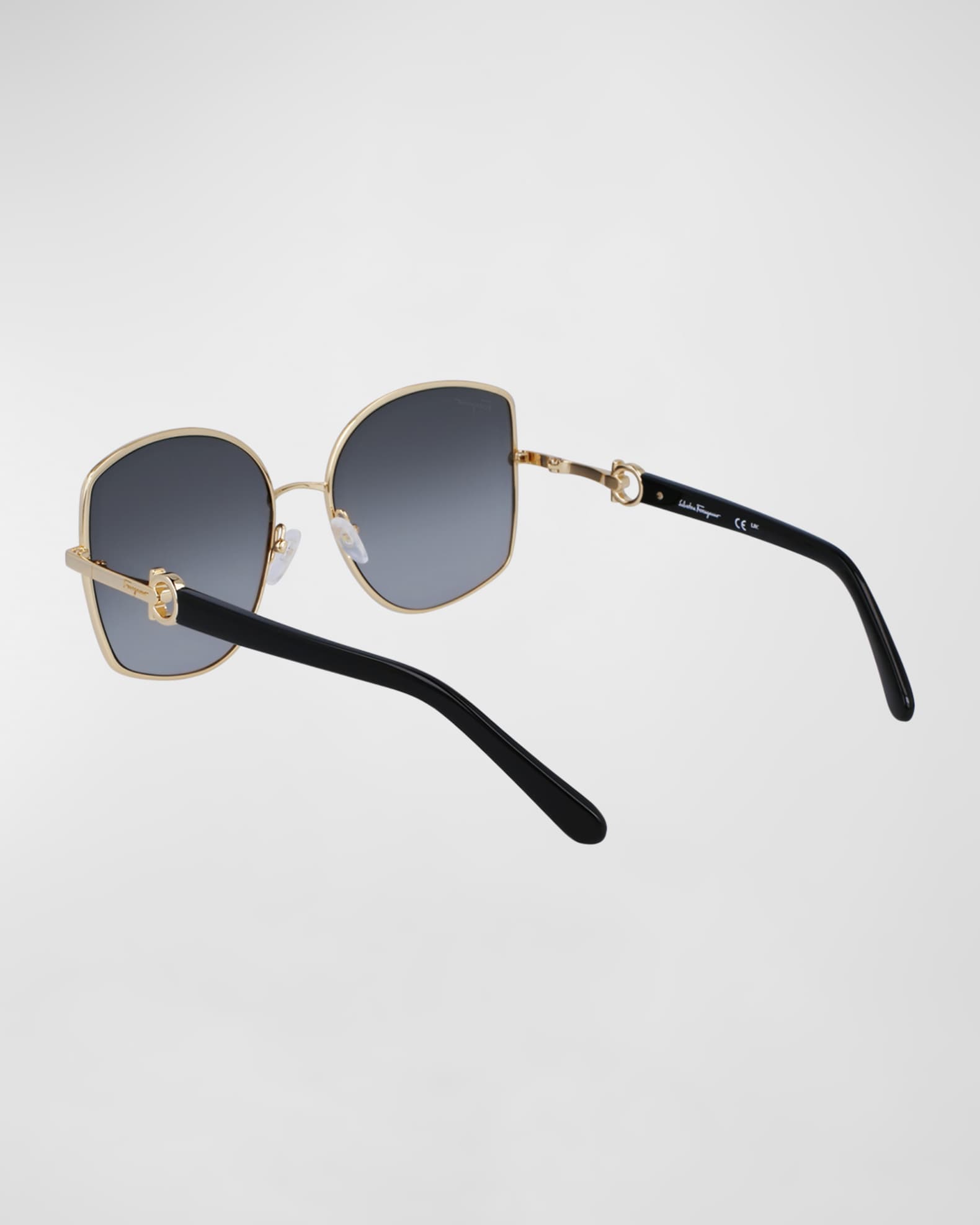 超話題新作 Gancini Ferragamo Acetate Sunglasses Butterfly Metal & 小物