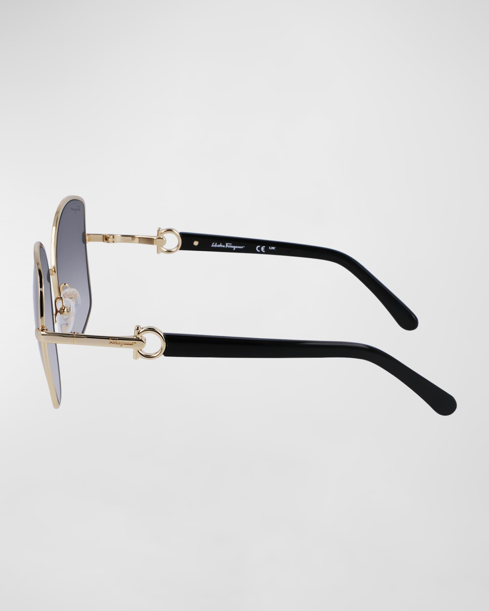 Ferragamo Gancini Acetate Metal Butterfly Sunglasses Neiman Marcus