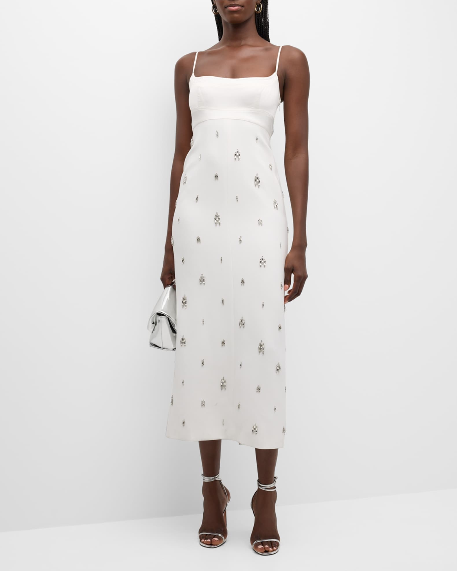 Alena midi dress in jewel green shop