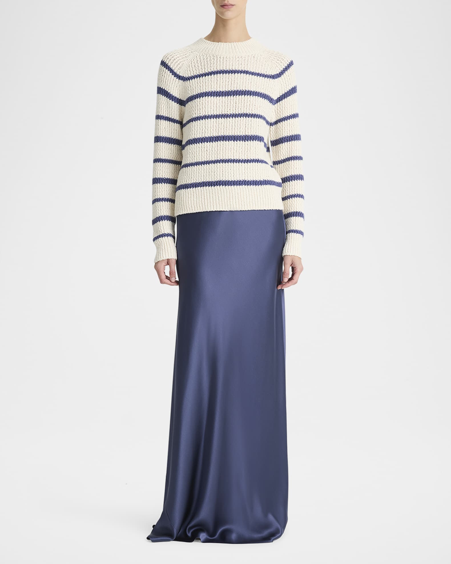 Stripe Raglan Patchwork Long Sleeve Top
