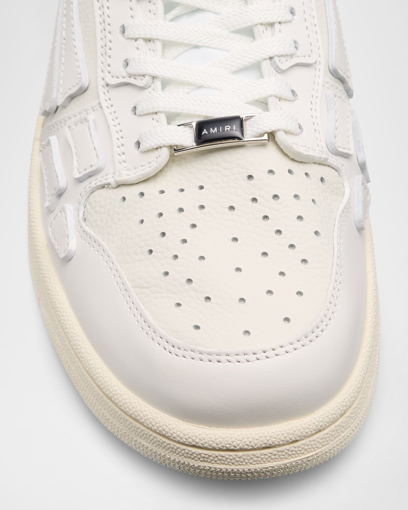 Amiri Men's Skel Top Tonal Leather Low-Top Sneakers | Neiman Marcus