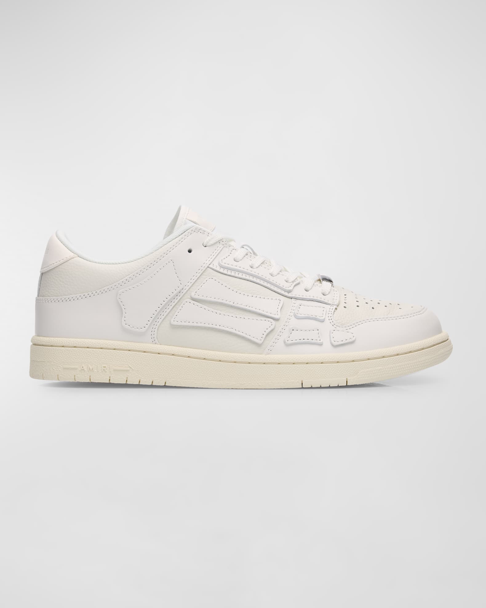 Amiri Men's Skel Top Tonal Leather Low-Top Sneakers | Neiman