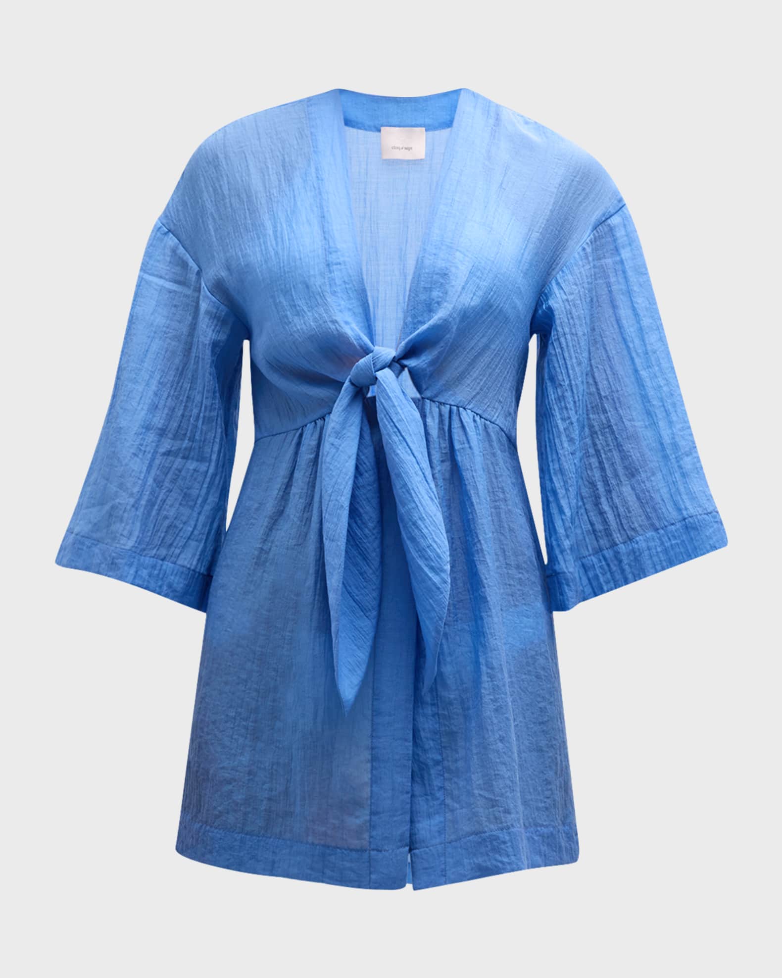 Cinq a Sept Ralpha Crinkled Mini Dress Coverup