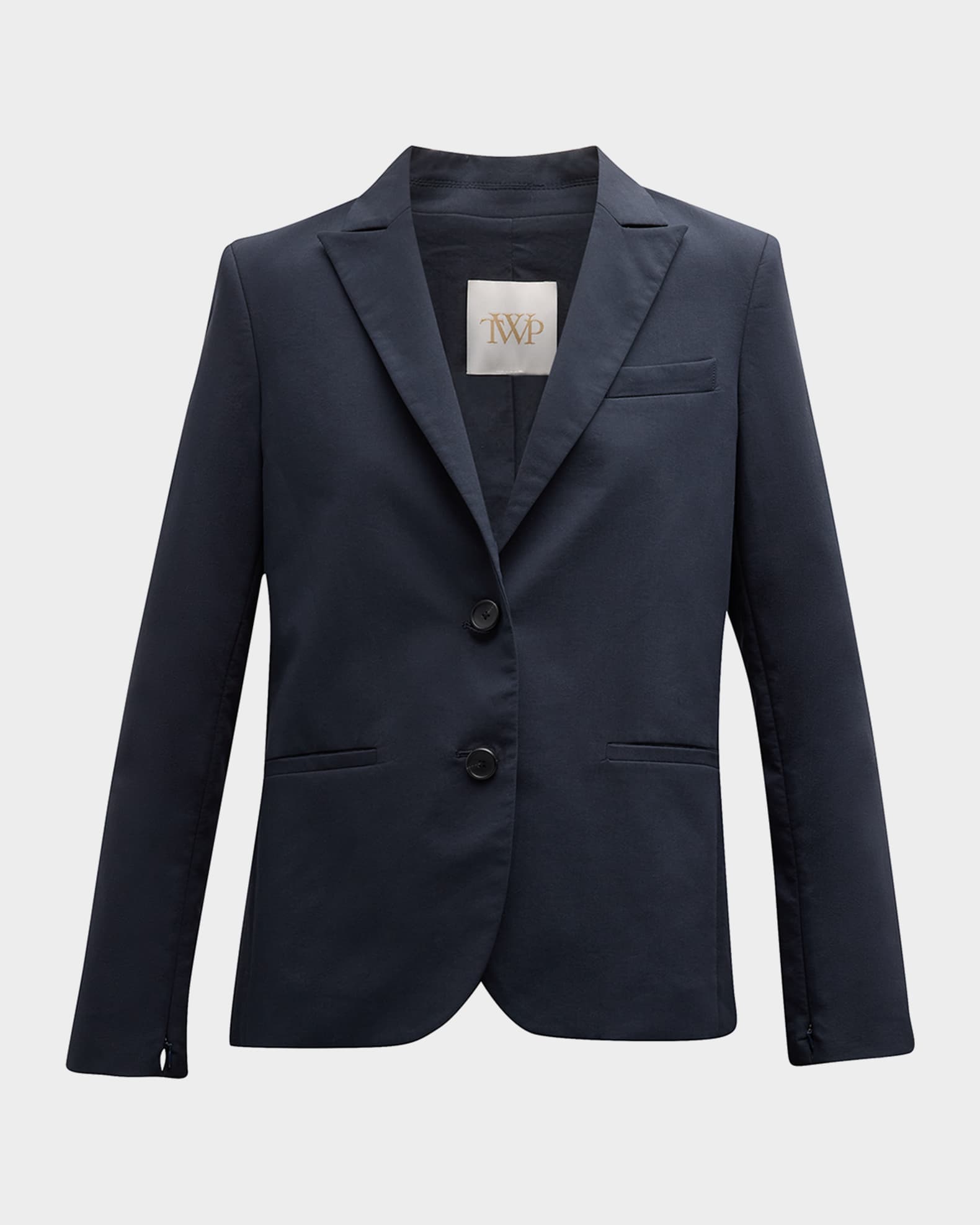 TWP pinstripe silk blazer - Blue