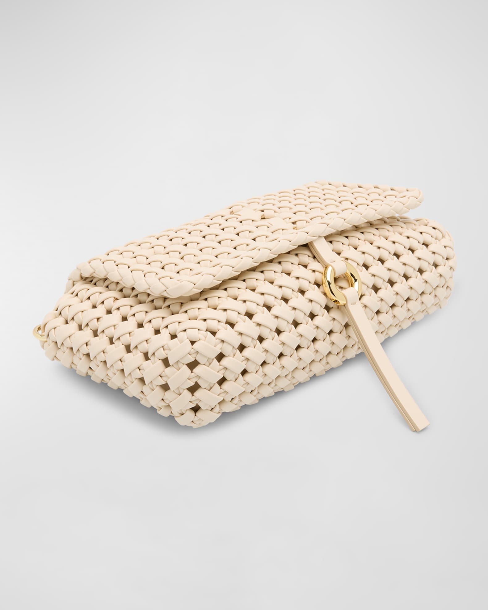 Sac à épaule Femme Bleu Et Beige En Tissu Imprimé Avec Corde - Sac Cabas Tendance