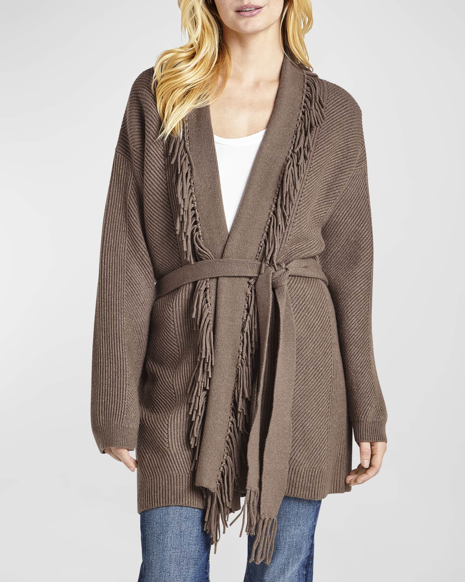 Atm fringe sweater hot sale
