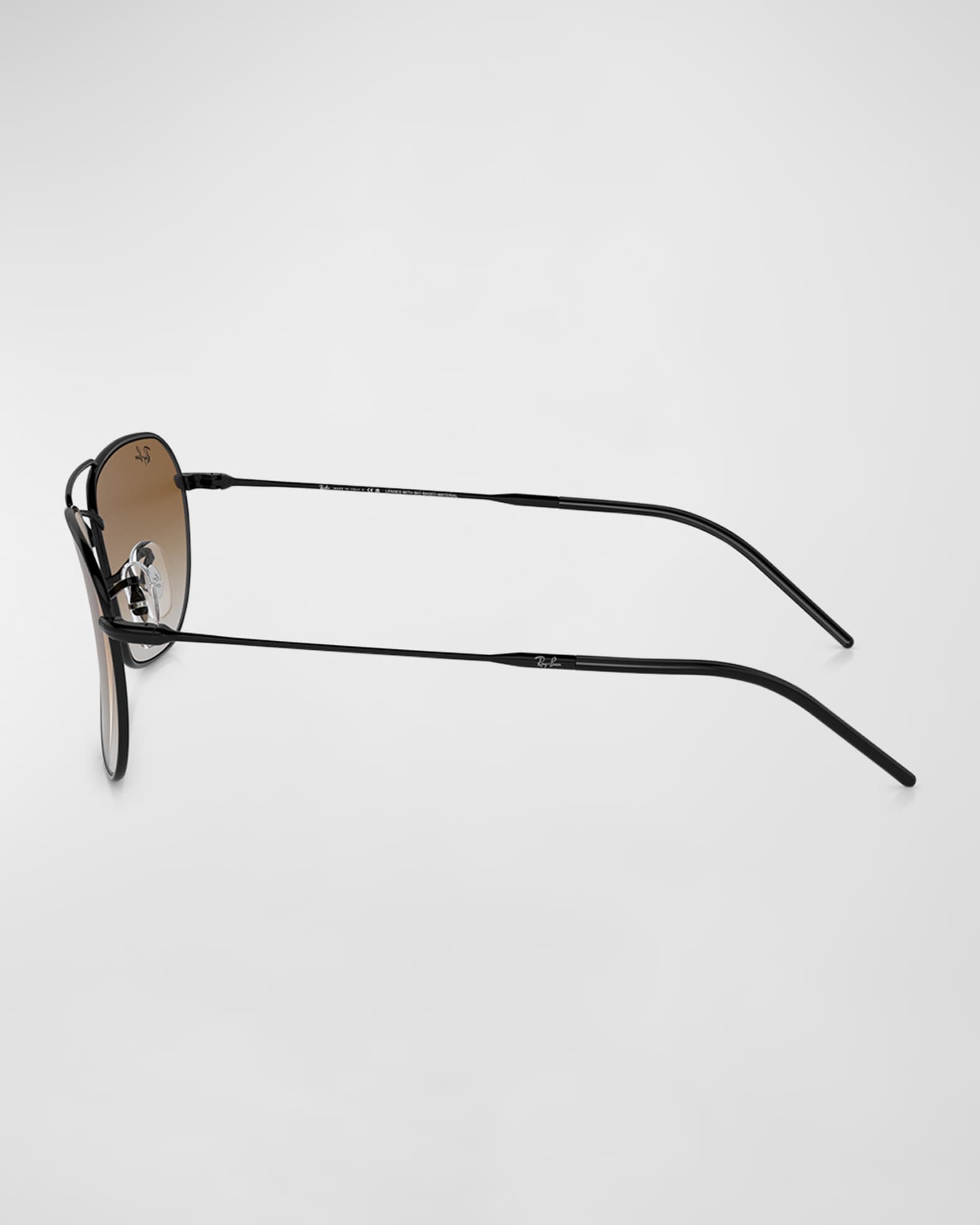 Reverse Gradient Metal Aviator Sunglasses  1