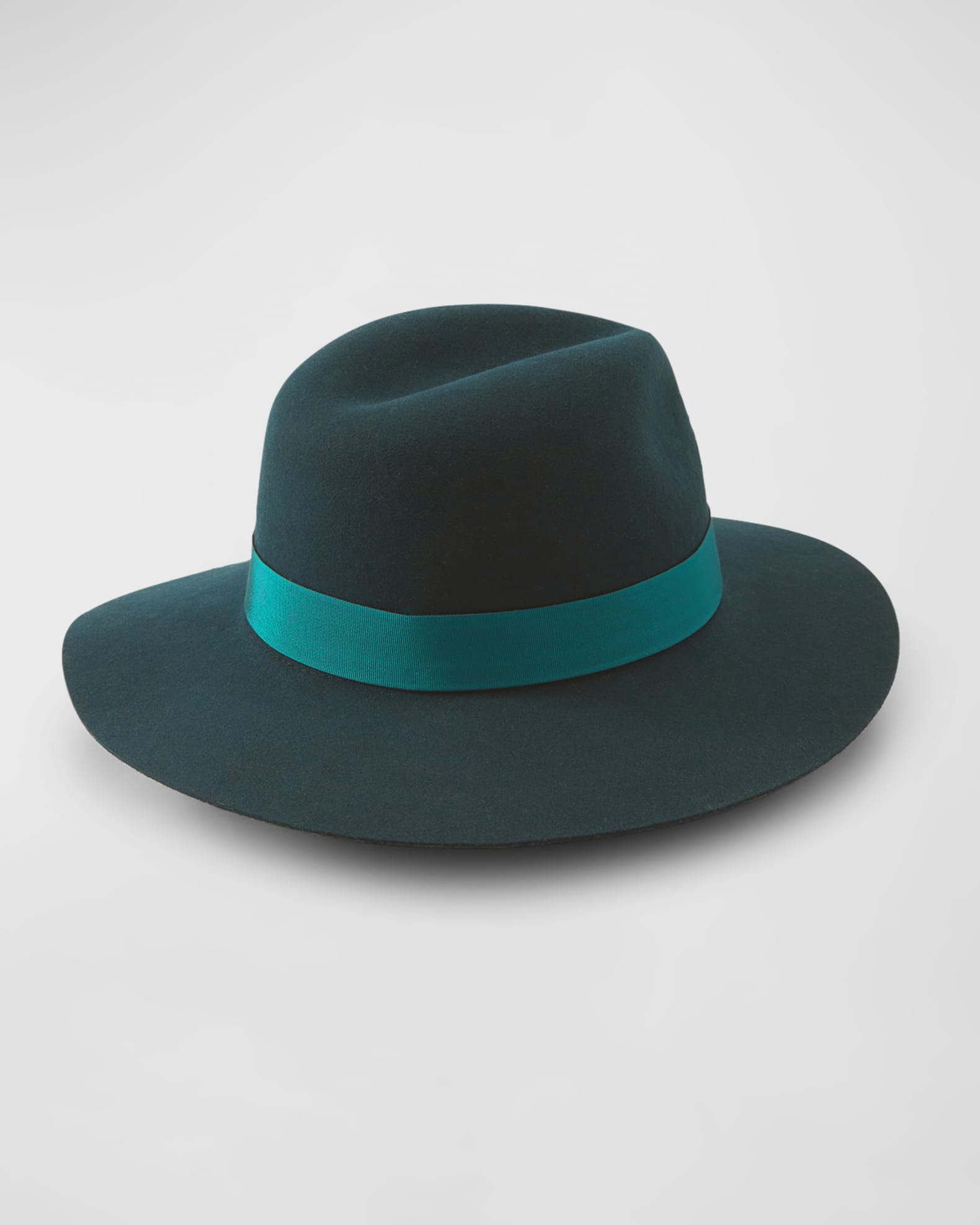 Rose Conscious Ultra Fine Wool Fedora Neiman Marcus