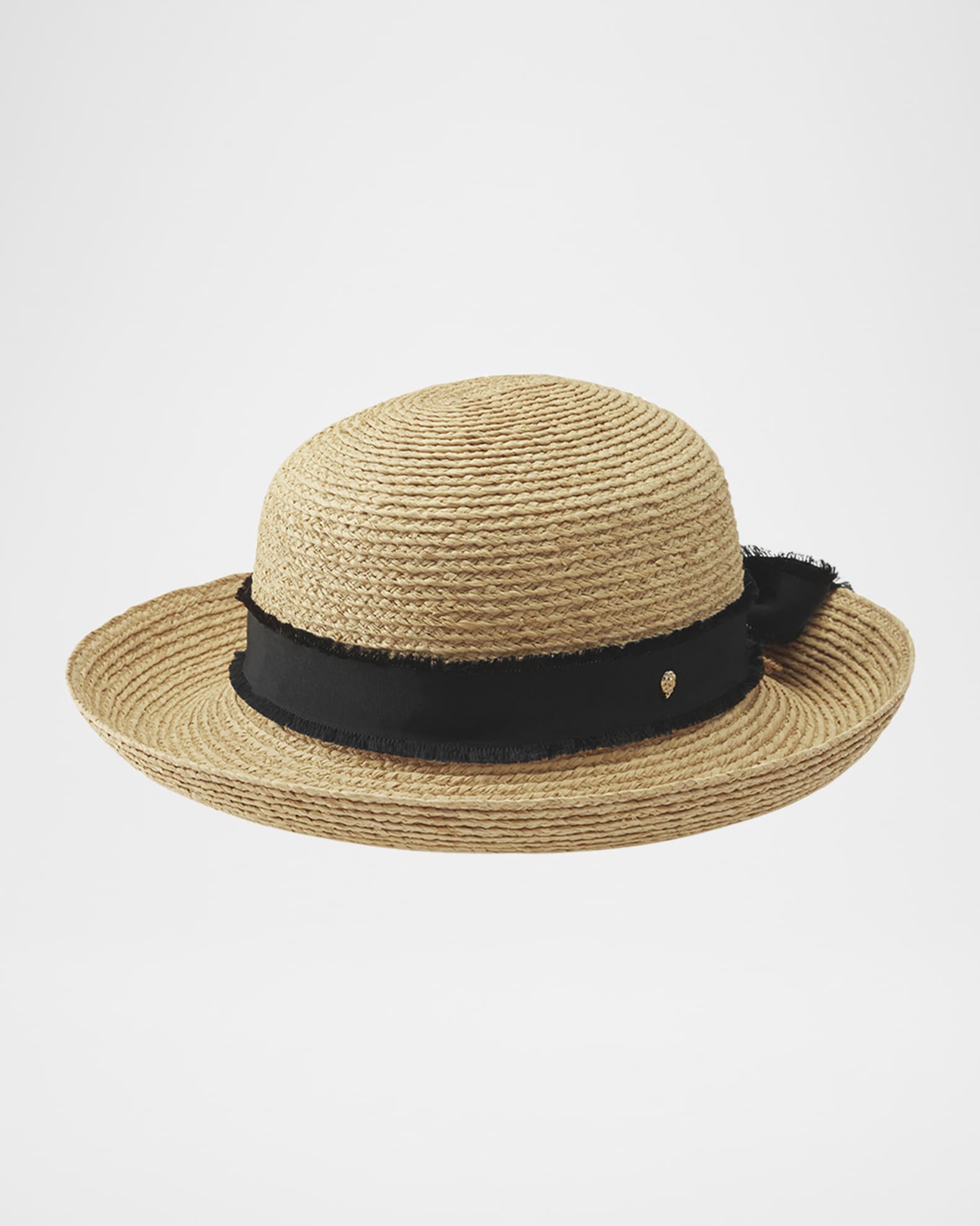 Braided Raffia Sun Hat With Grosgrain Bow  0