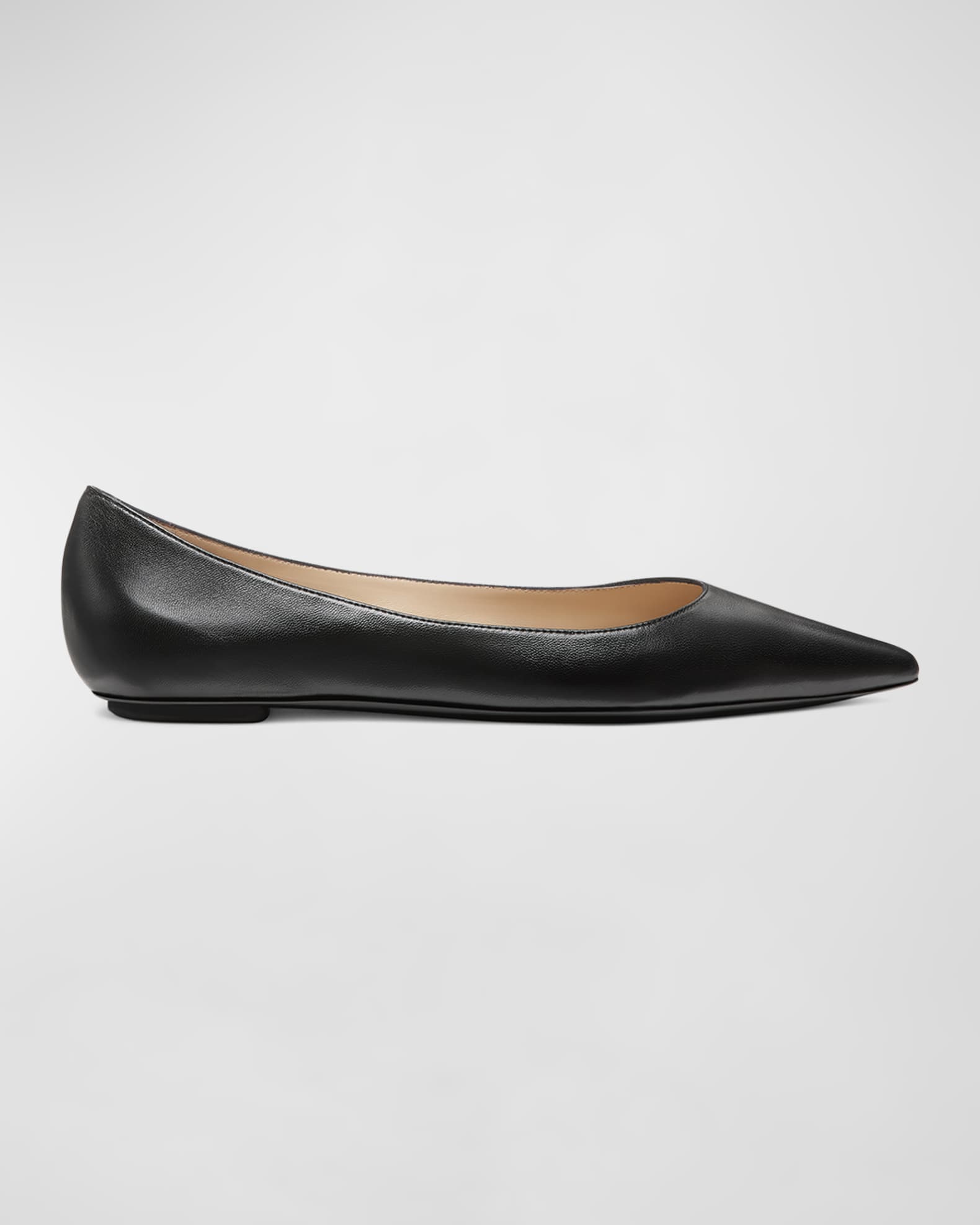 Emilia Leather Ballerina Flats 0