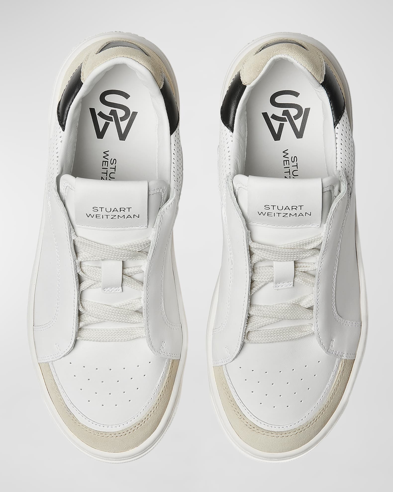 Courtside Retro Leather Low Top Sneakers