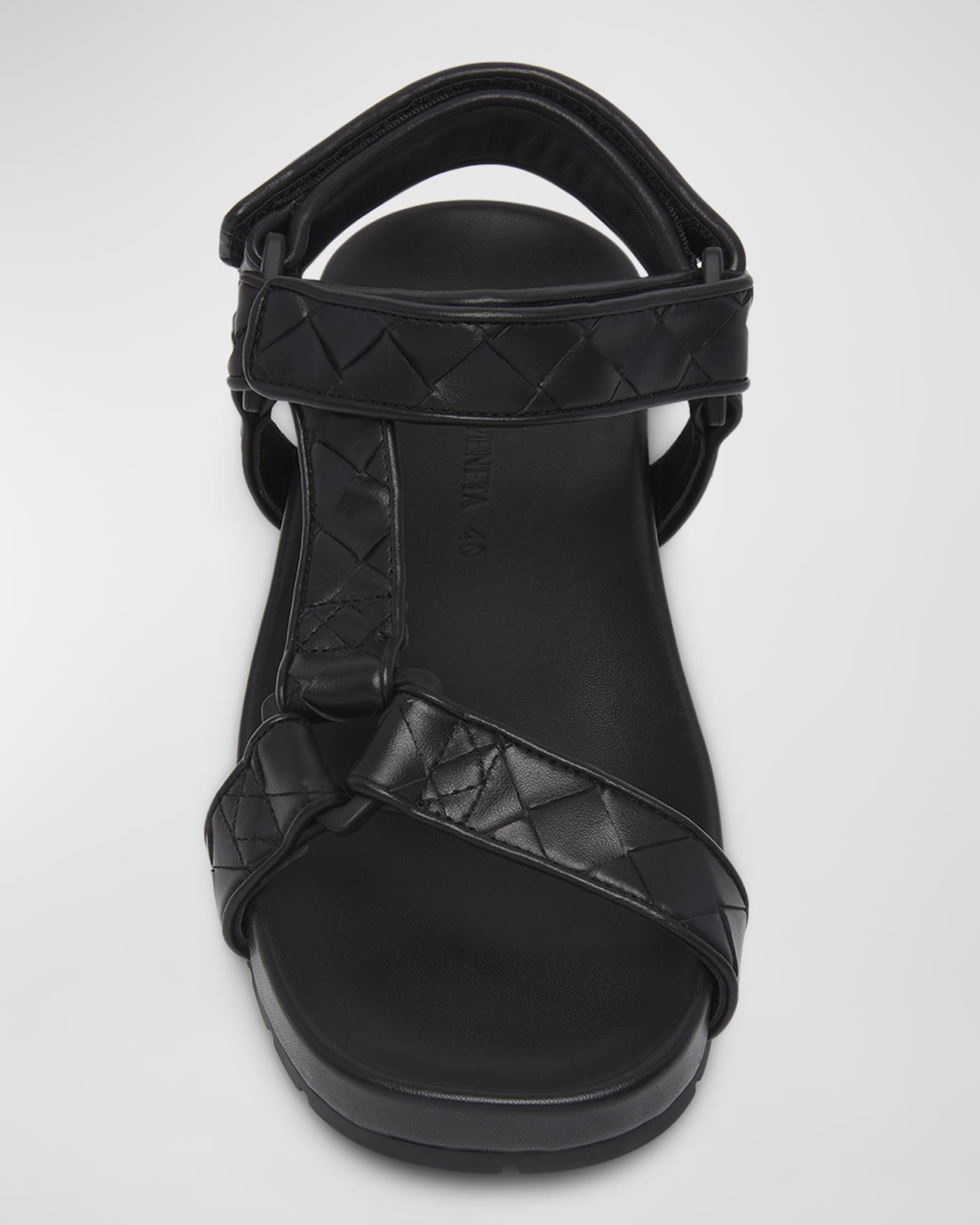 Bottega Veneta Trip Woven Leather Sporty Sandals | Neiman Marcus