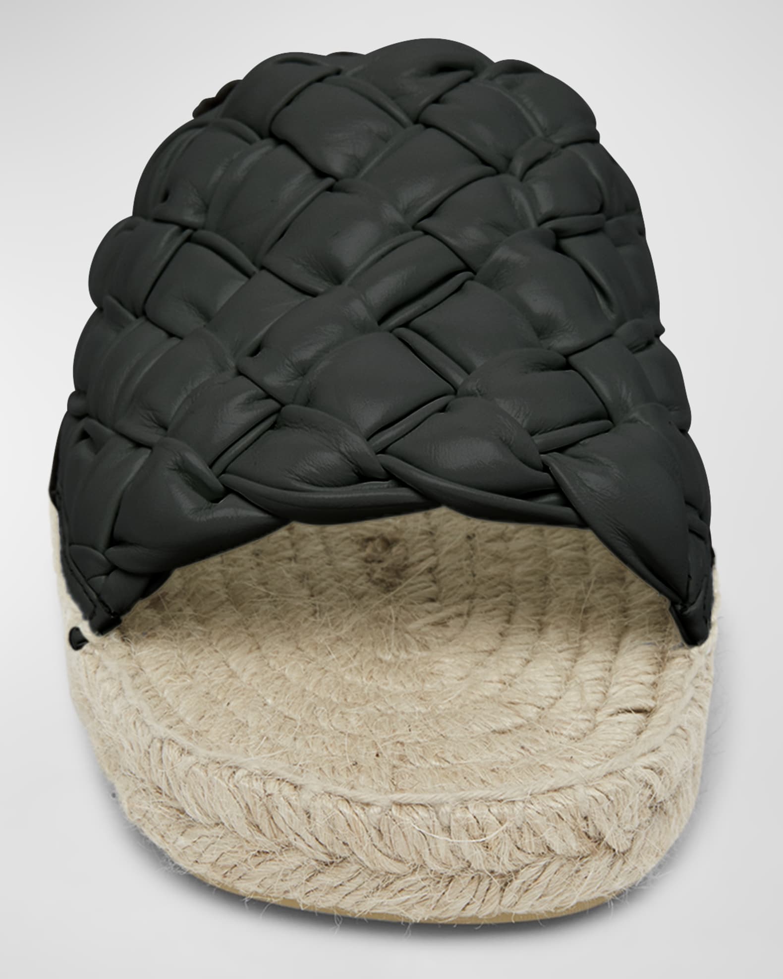 サンダル・ミュール BOTTEGA VENETA Sliders Jack Bottega Veneta in woven nappa Bottega Veneta Jack Woven Napa Slide Espadrilles | Neiman Marcus