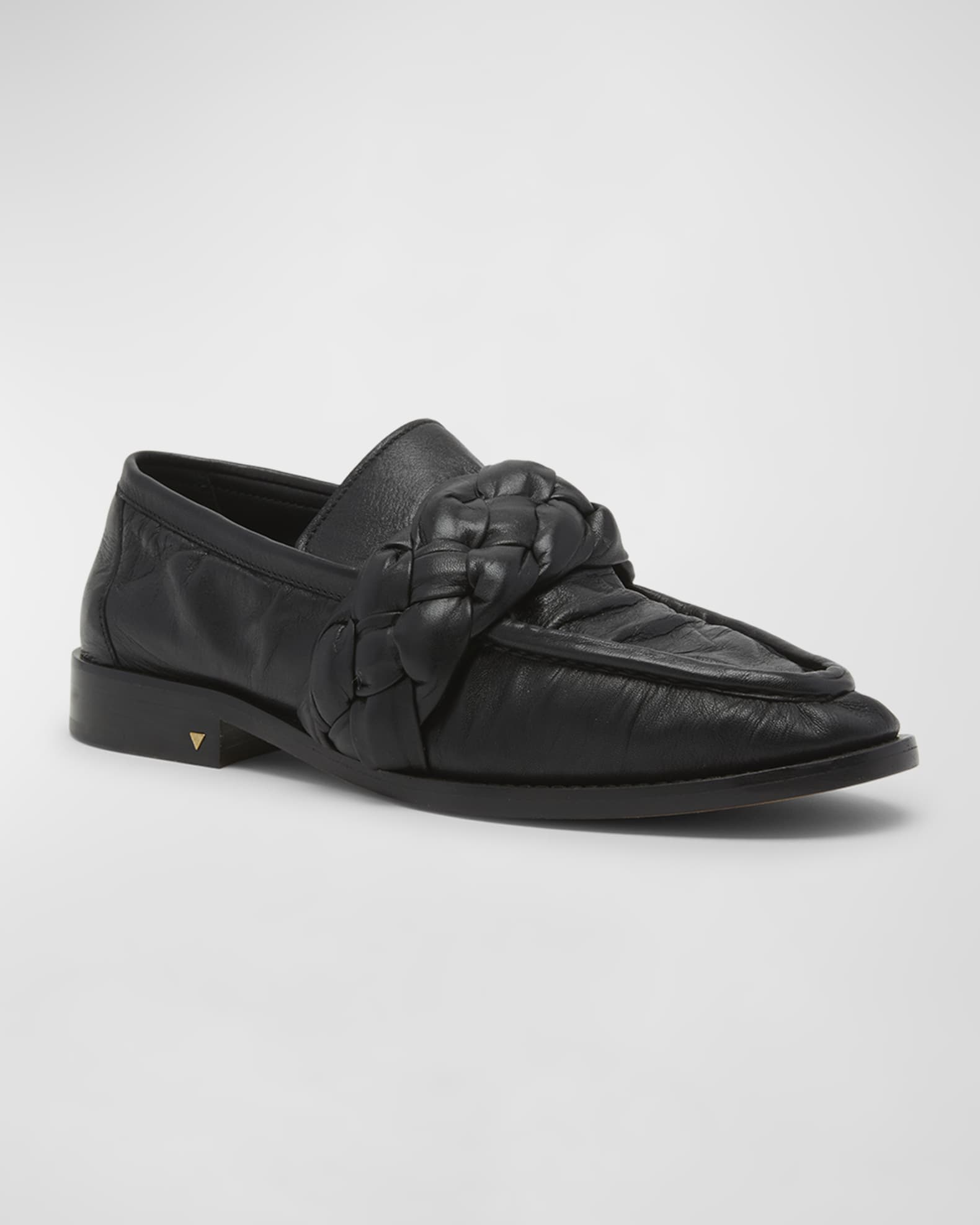 ★BOTTEGA VENETA★ASTAIR ローファー カーフレザー Bottega Veneta Black Loafer Astaire | TheDoubleF