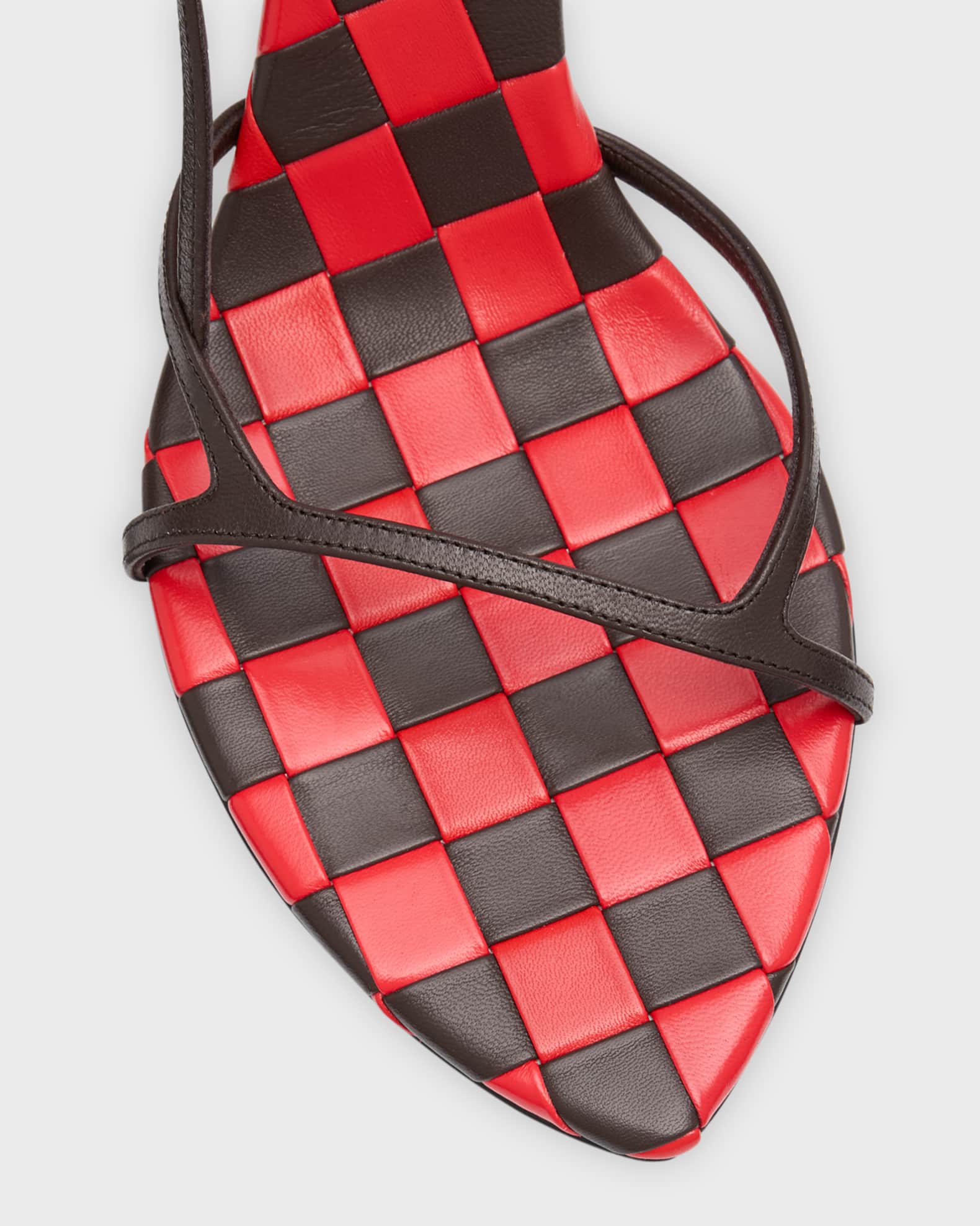 サンダル・ミュール BOTTEGA VENETA Women Sandals 716241 VBSF0 6084 RED Bottega Veneta Stretch Strap Sandals 716241.VBSF0-6084