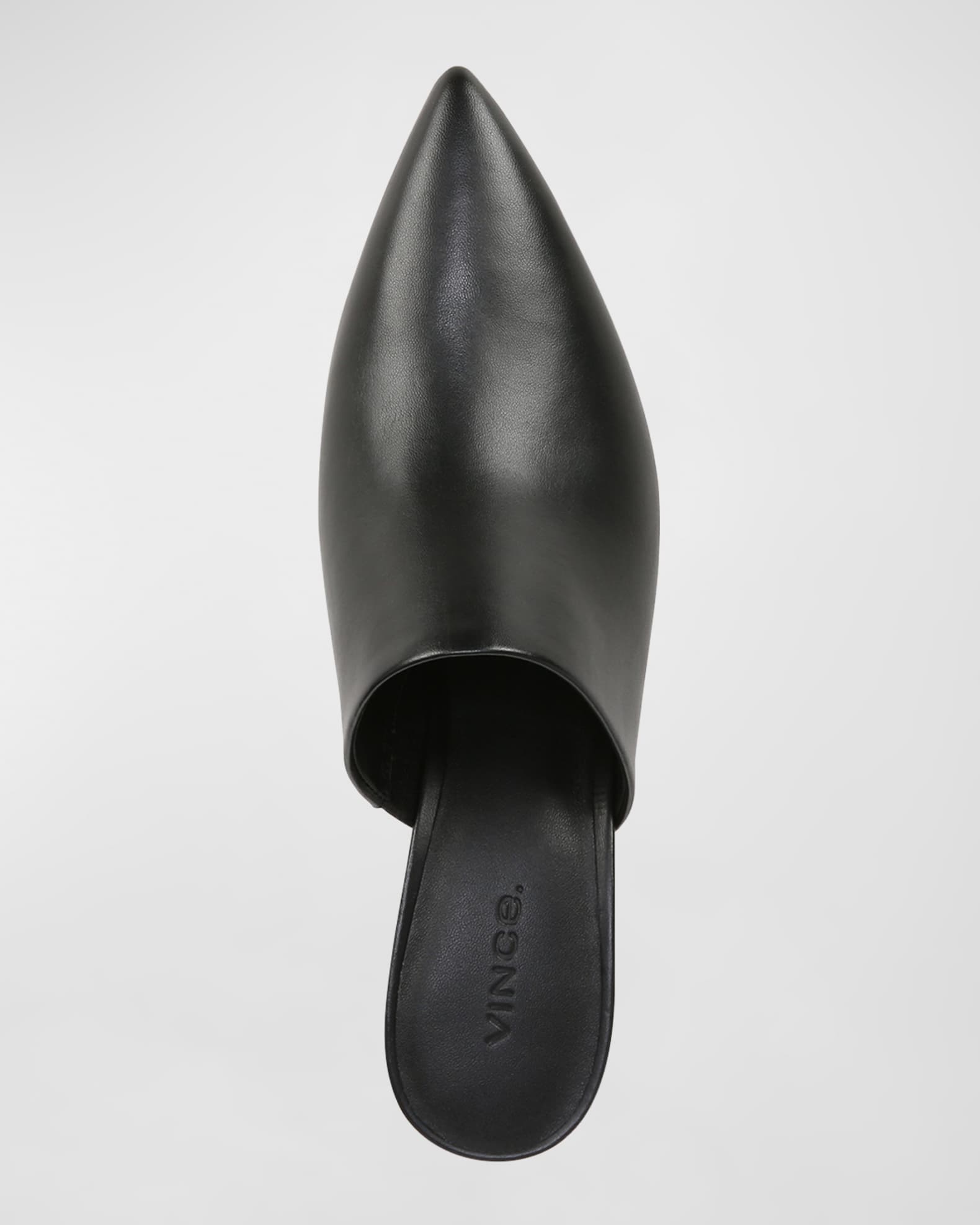 Vince top leather mules