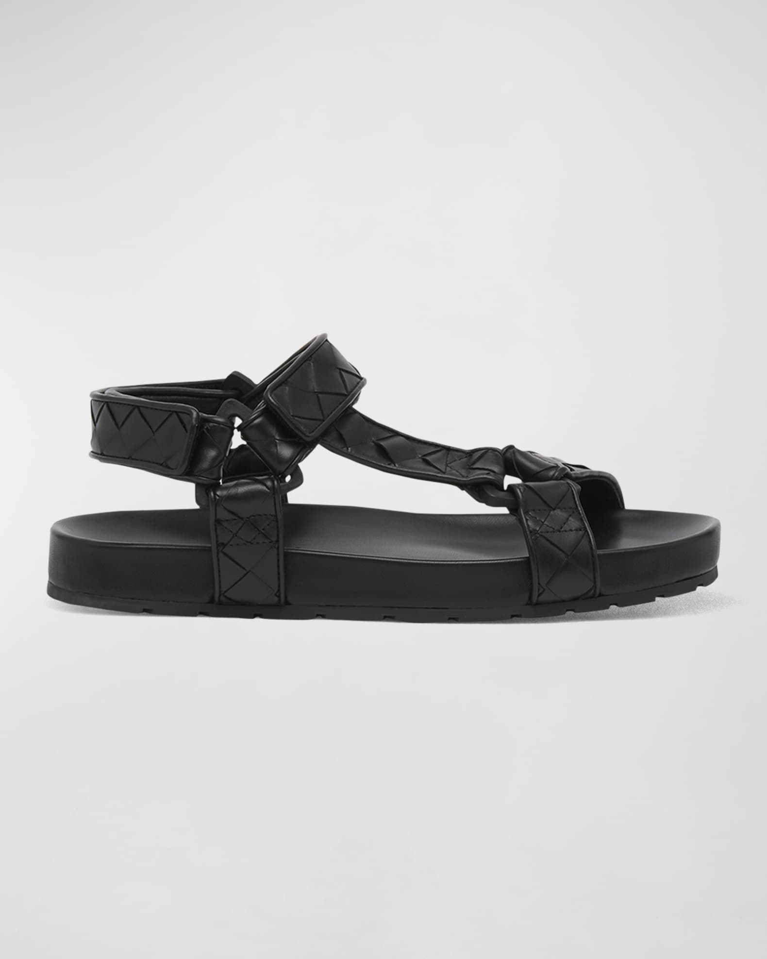 Men's Trip Intreccio Leather Slingback Sandals 0