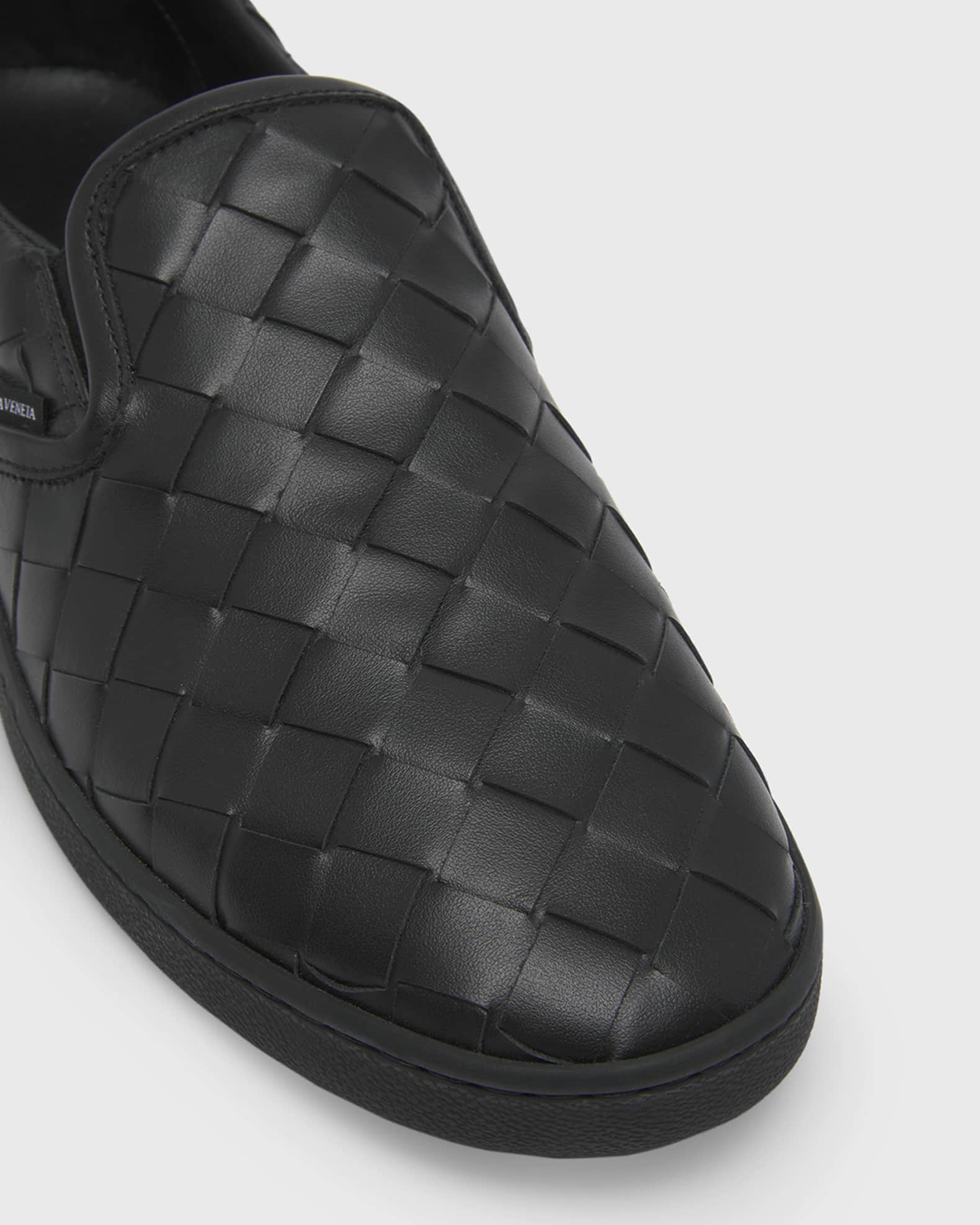 Men's Sawyer Intrecciato Leather Slip-On Sneakers