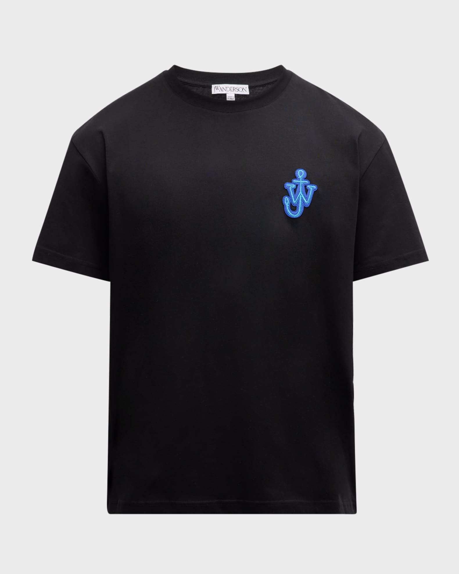 Tシャツ・カットソー JW ANDERSON Men T-shirt Blue JT0258PG1510 806 LOGO EMBROIDERY T-SHIRT – JW Anderson