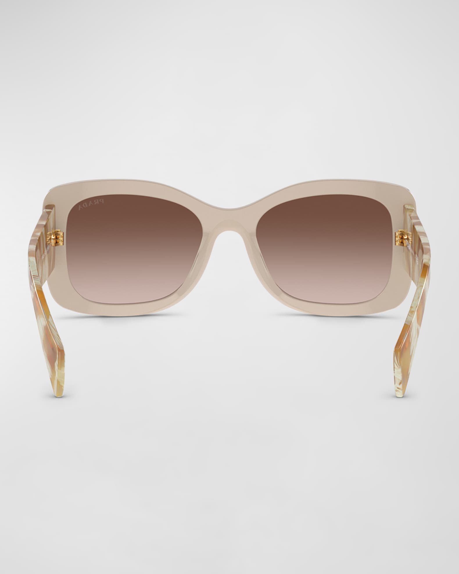 Prada Gradient Acetate Oval Sunglasses Neiman Marcus