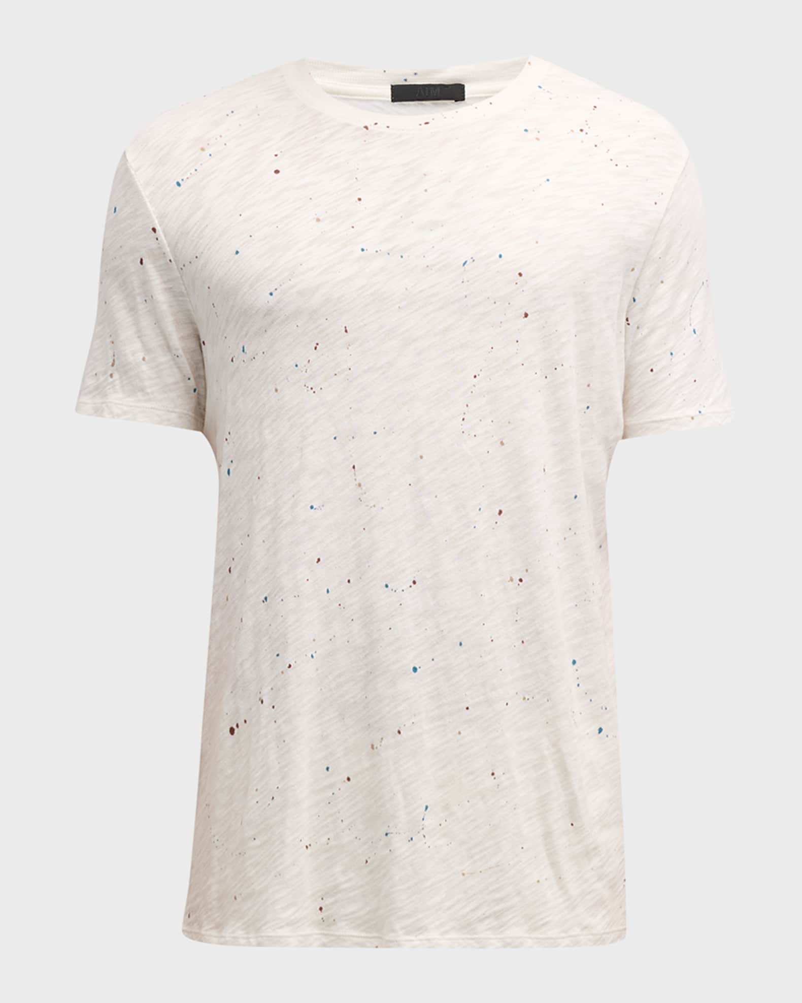 ATM Anthony Thomas Melillo Men's Slub Jersey T-Shirt with Paint ...