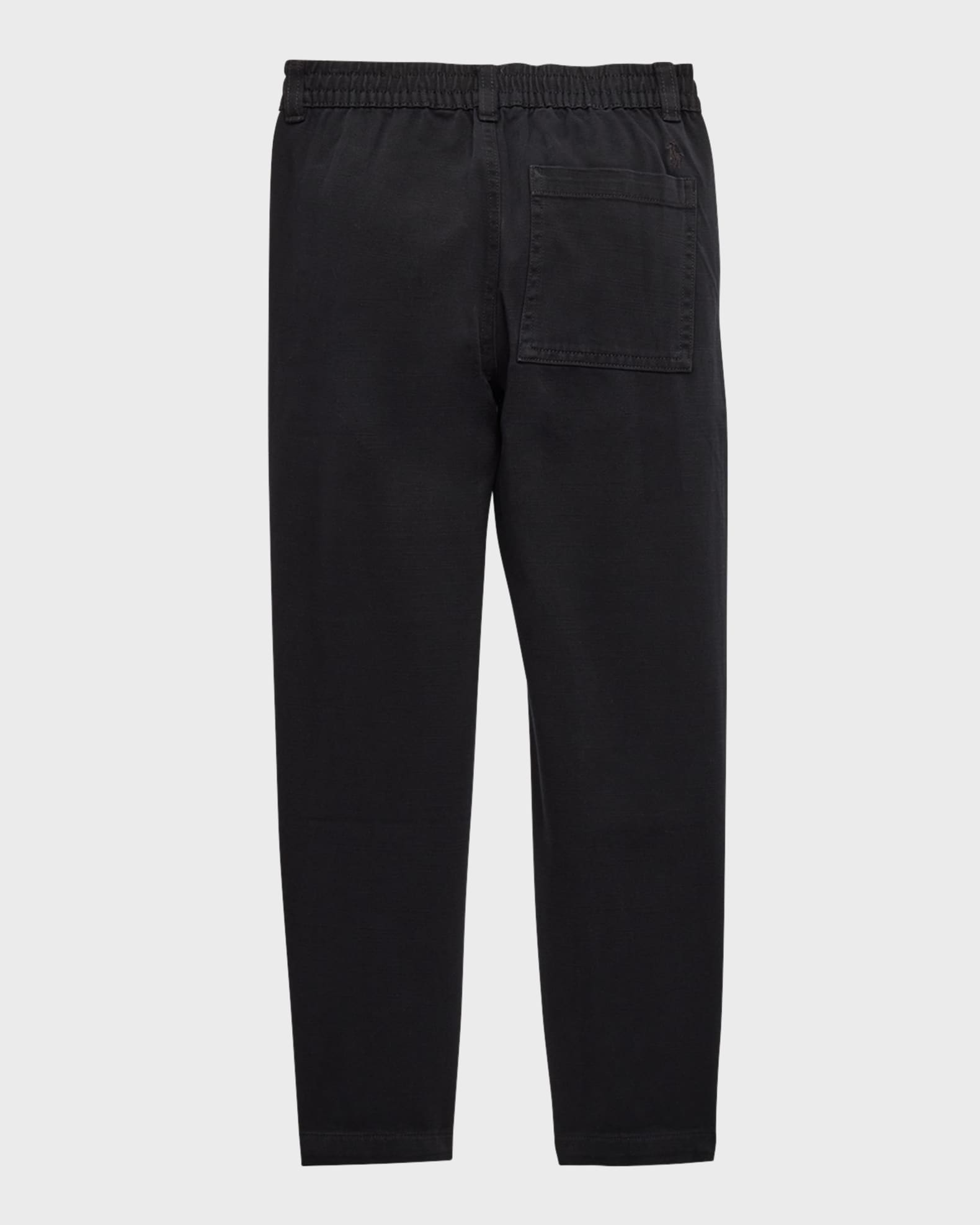Boy's Twill Pleated Straight Leg Pants, Size 2-7 1