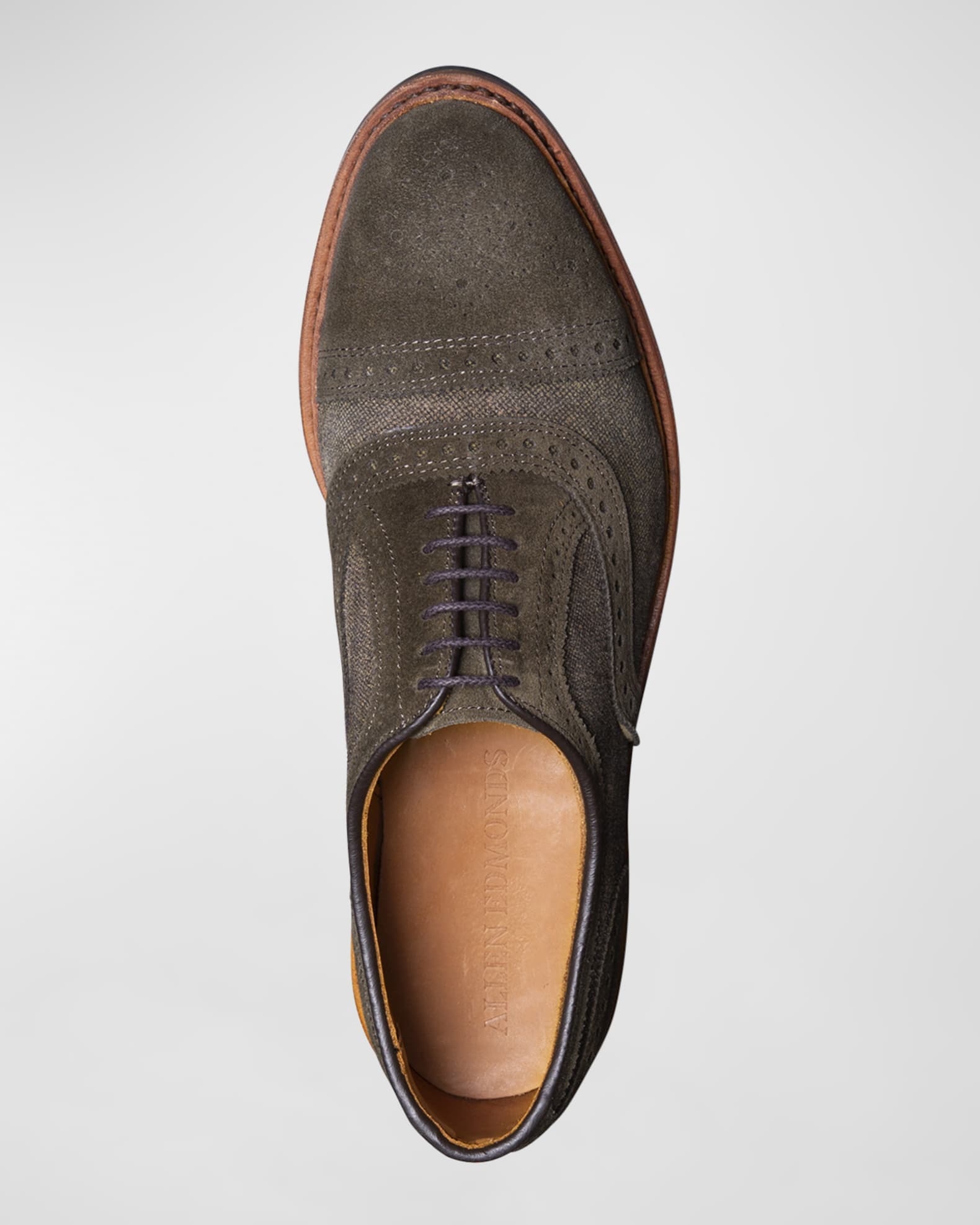 Allen edmonds strandmok grey on sale