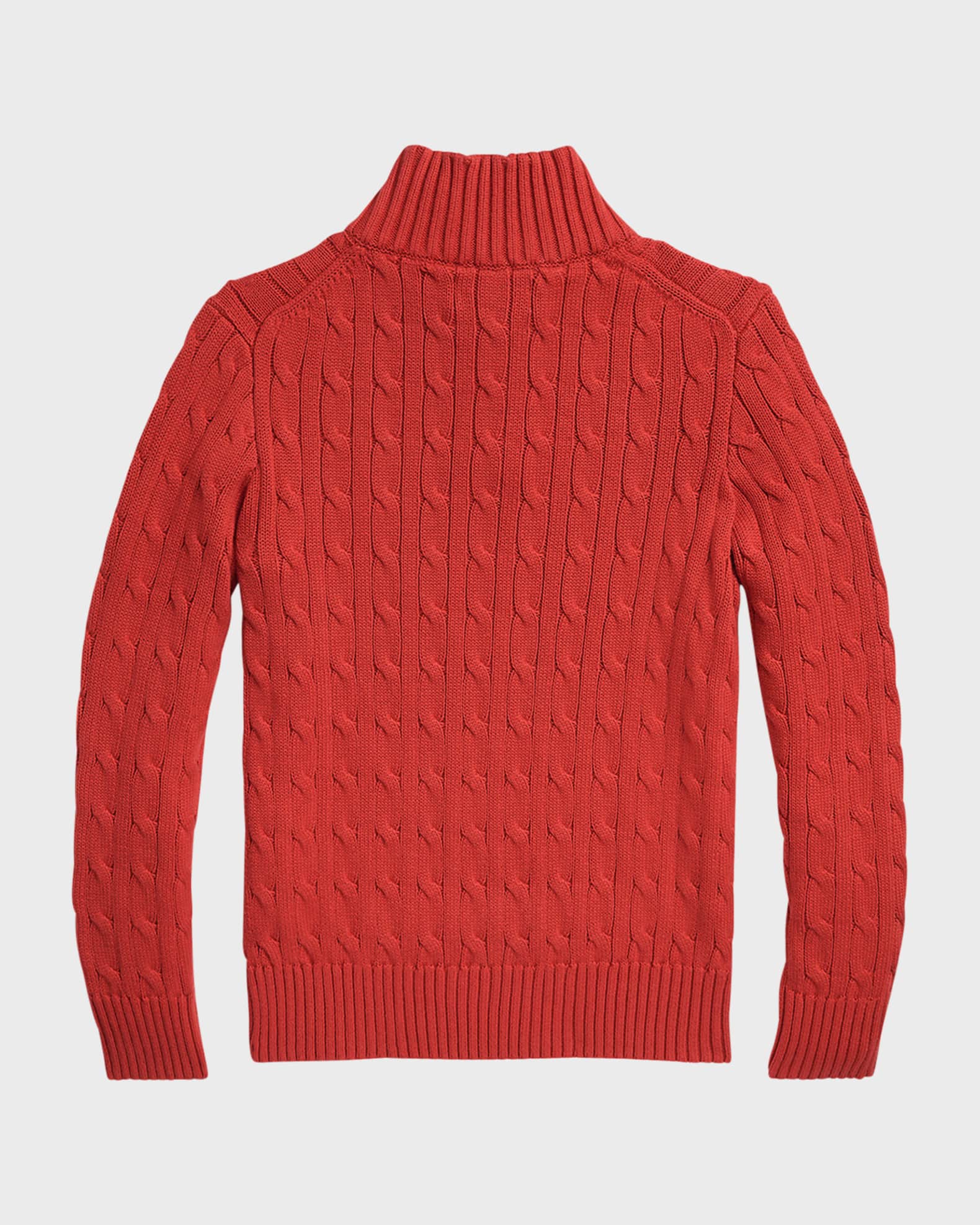 Louis Vuitton Ribbed Accent Turtleneck, Red, XL