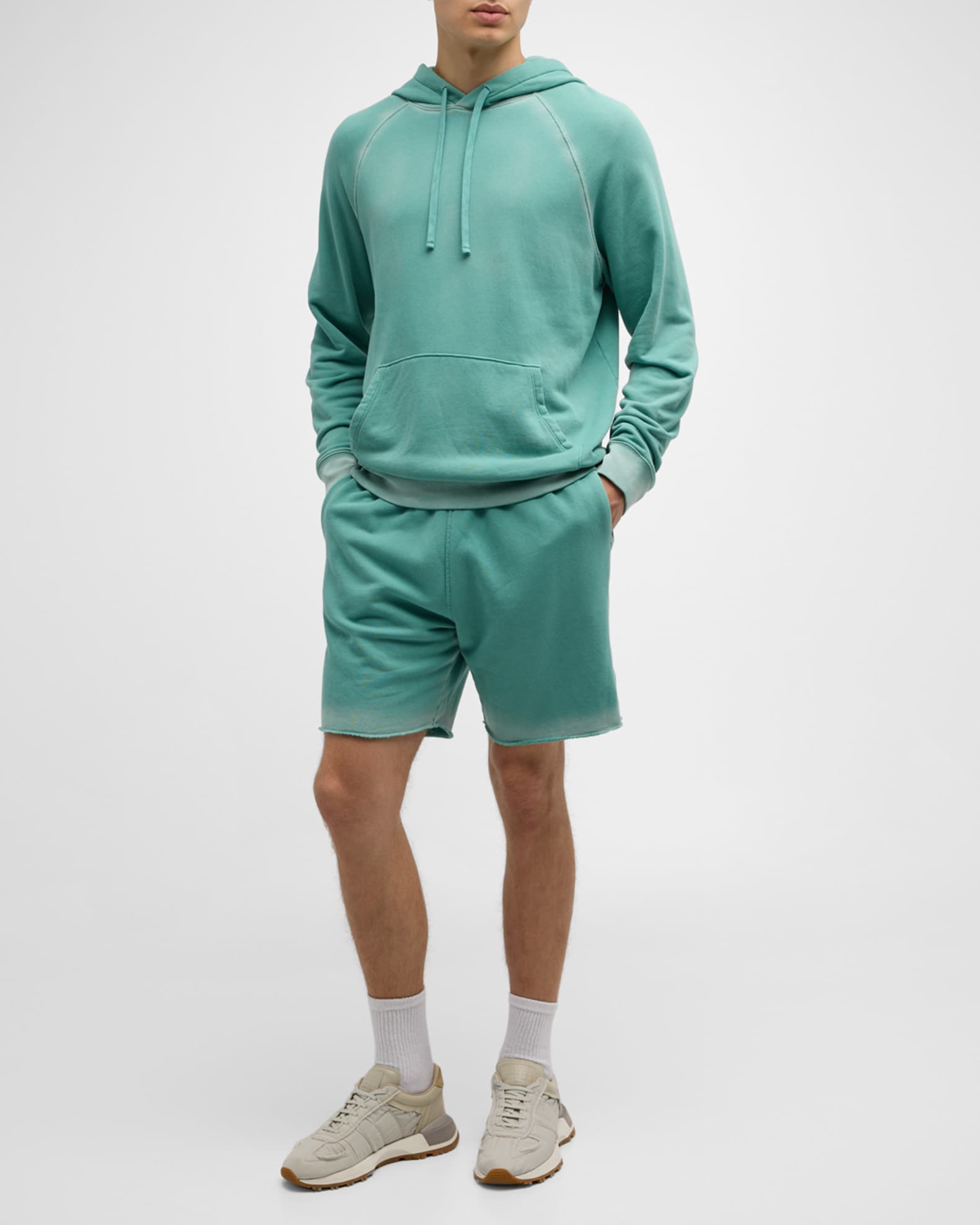 Men s Faded French Terry Sweat Shorts