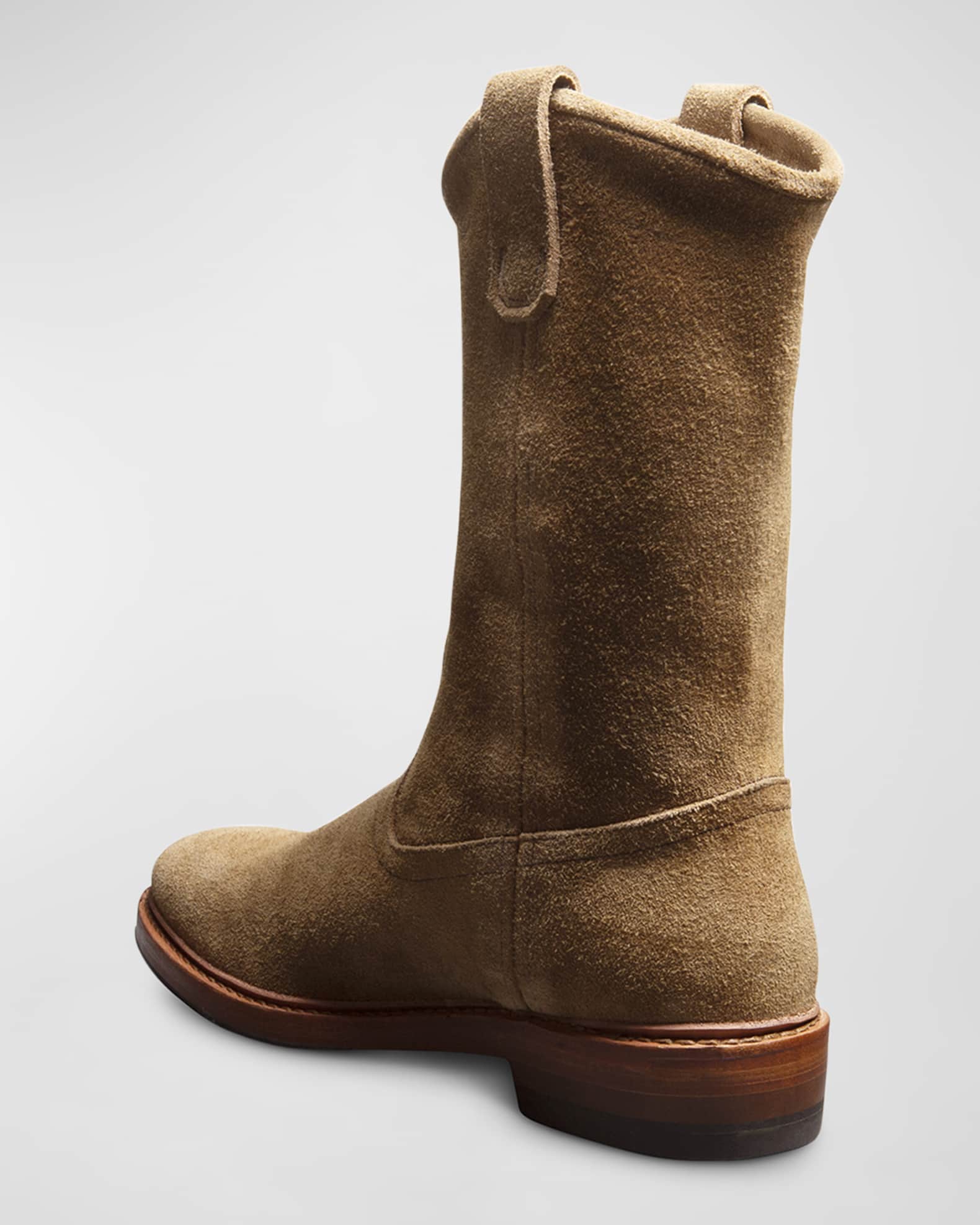 Allen Edmonds Men's Dallas Suede Western Roper Boots | Neiman Marcus