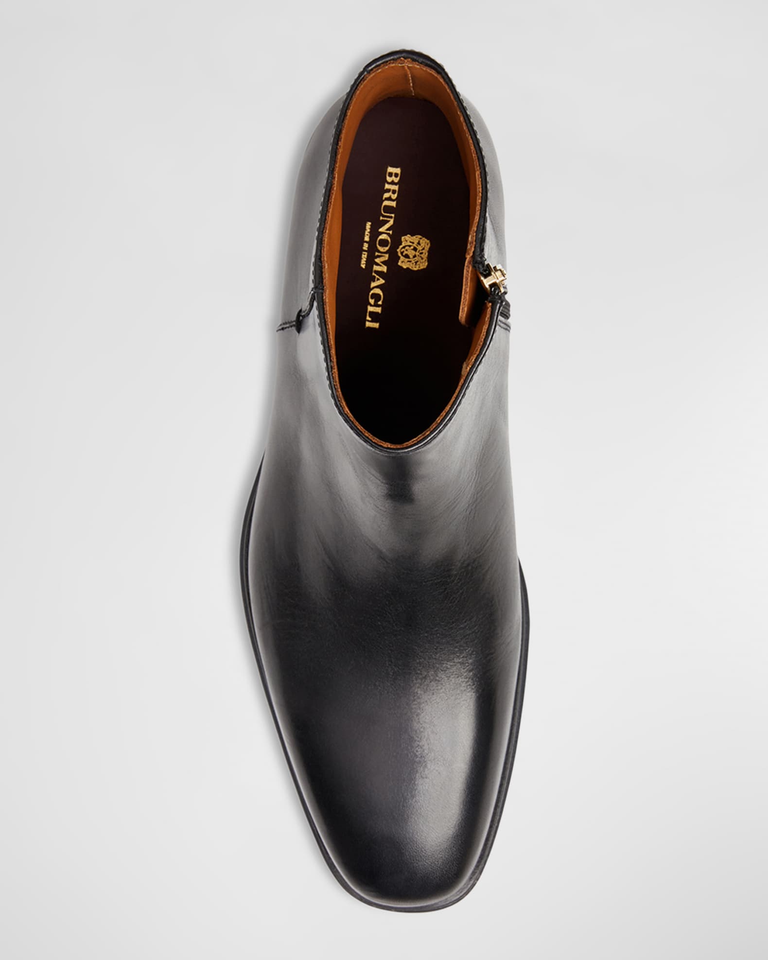 Bruno magli leather chelsea boots shop