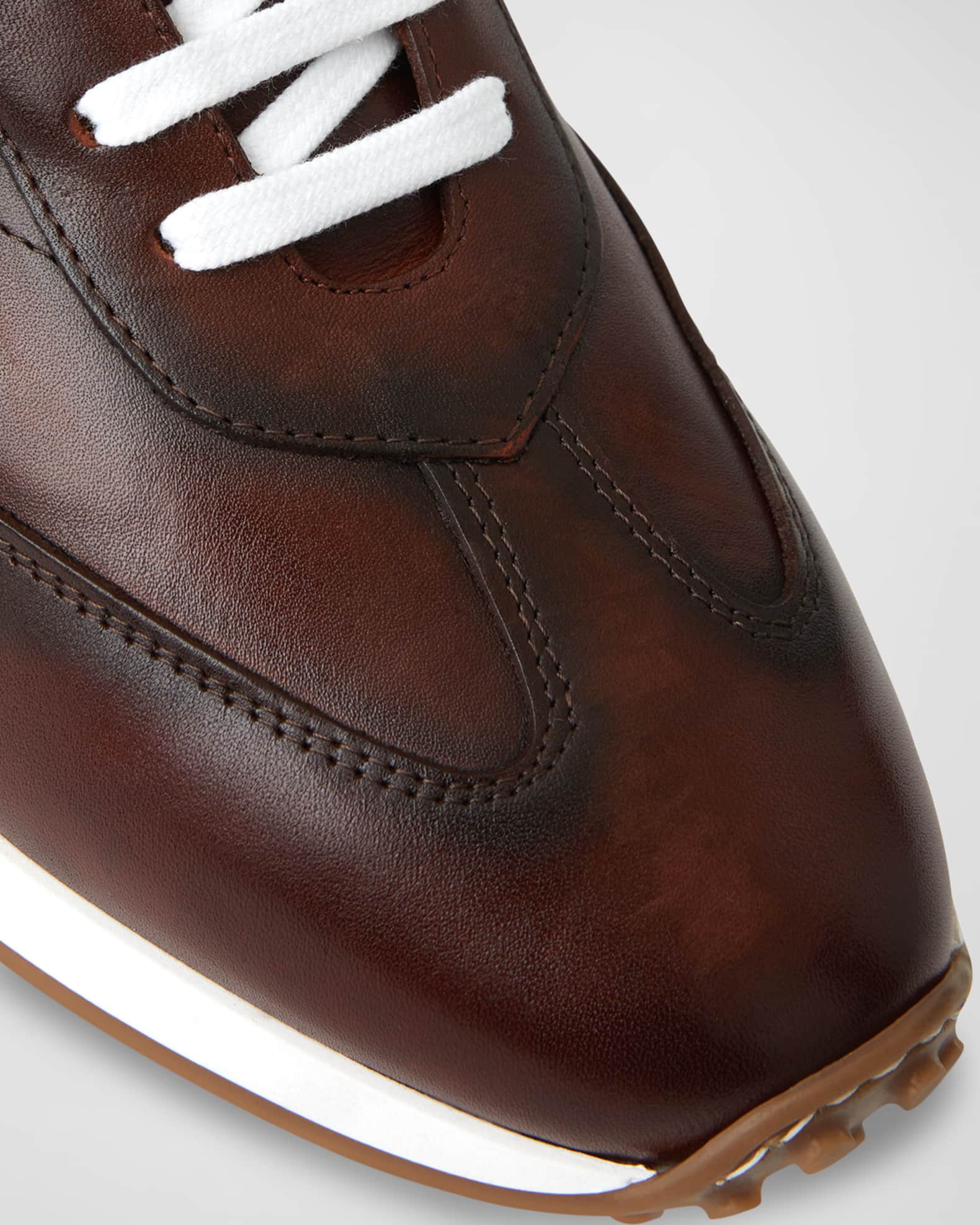 Bruno Magli Men's Duccio Leather Running Sneakers | Neiman