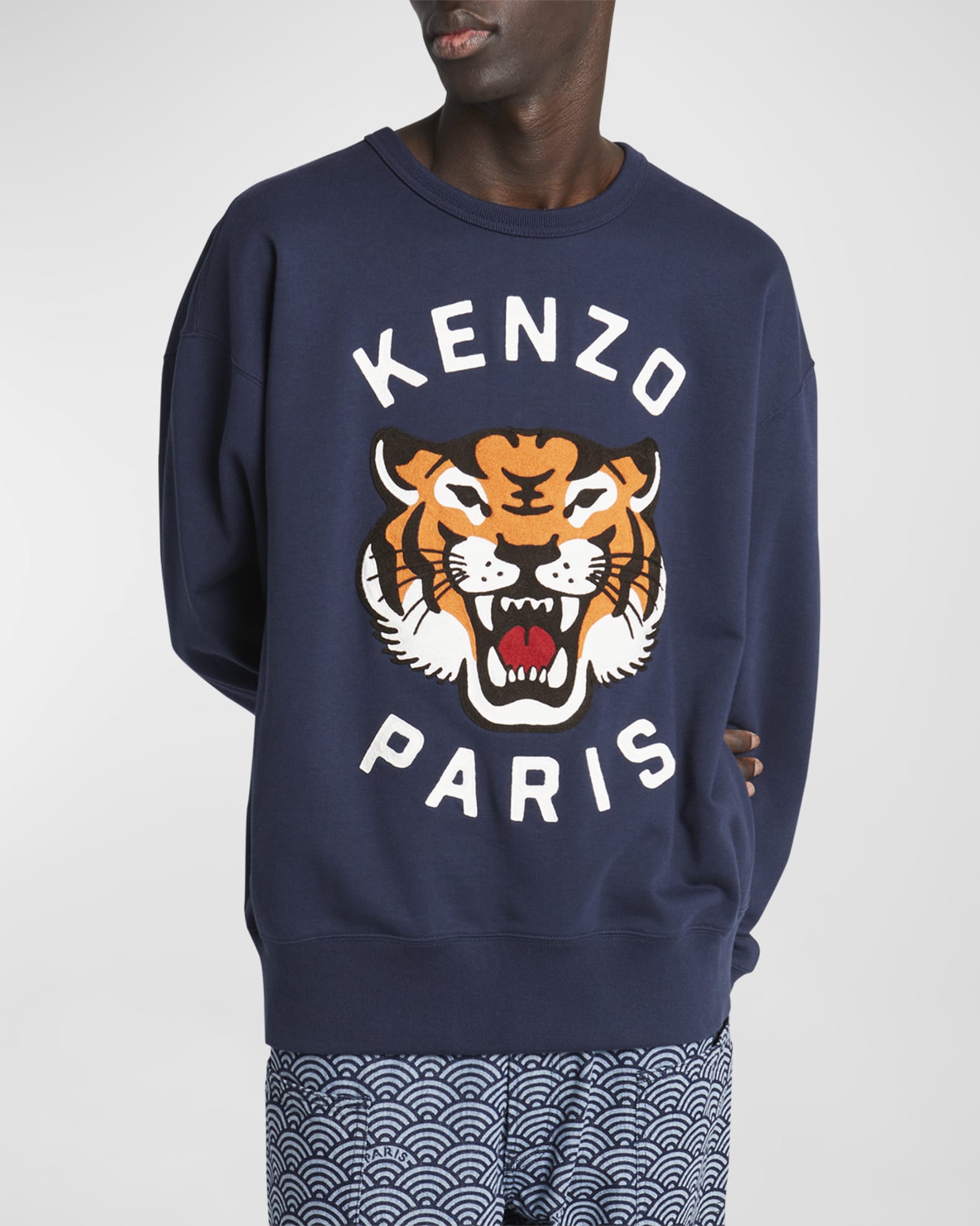 Kenzo men's tiger sweatshirt clearance