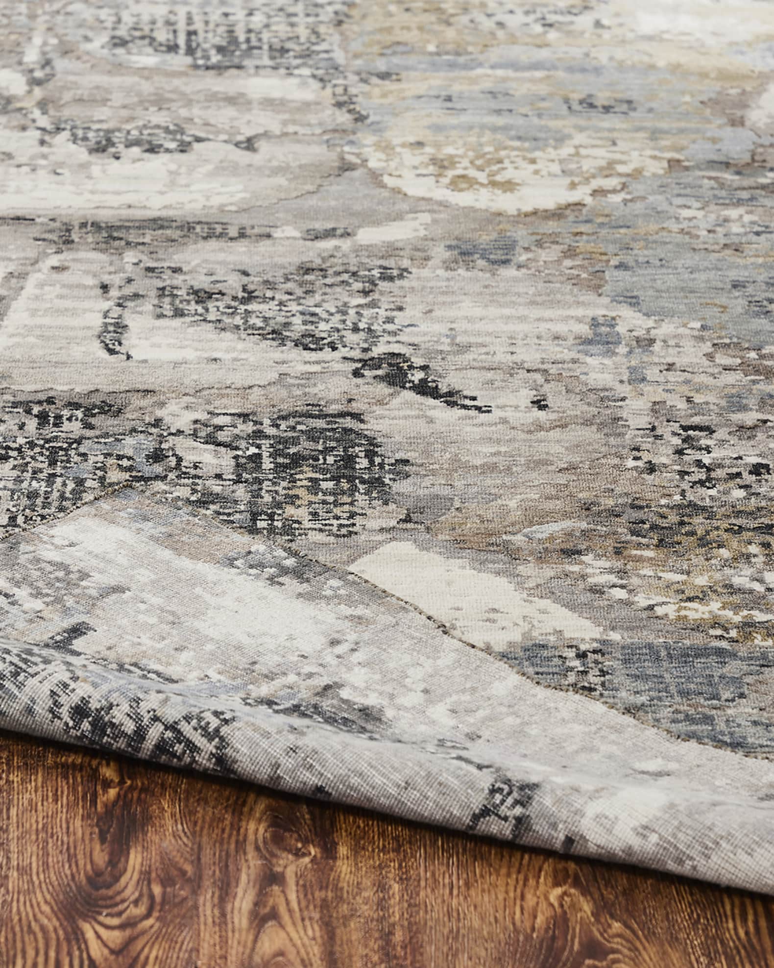 Abstract Hand-Knotted Rug 1