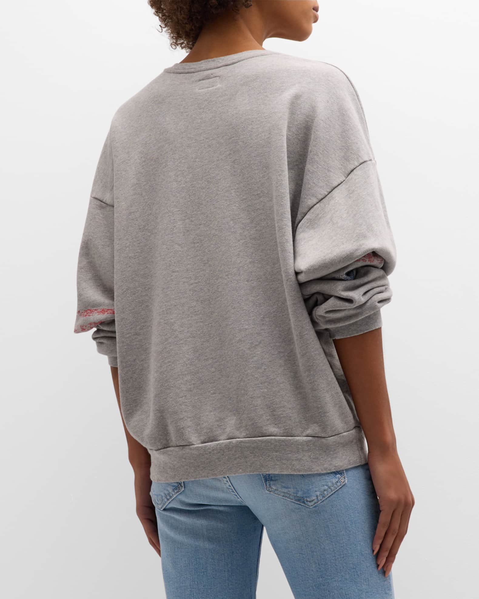 Square neck sweatshirt deals
