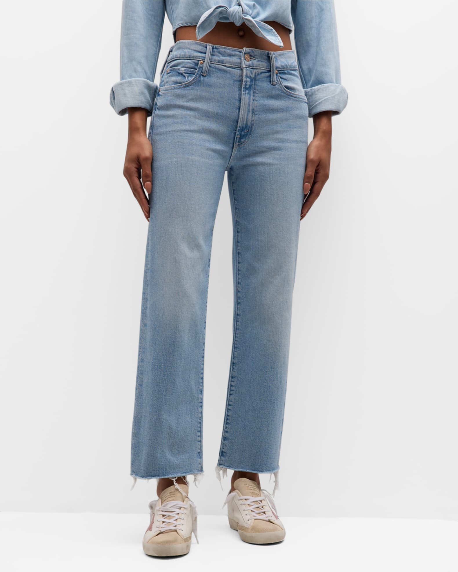The Kick It Ankle Fray Jeans