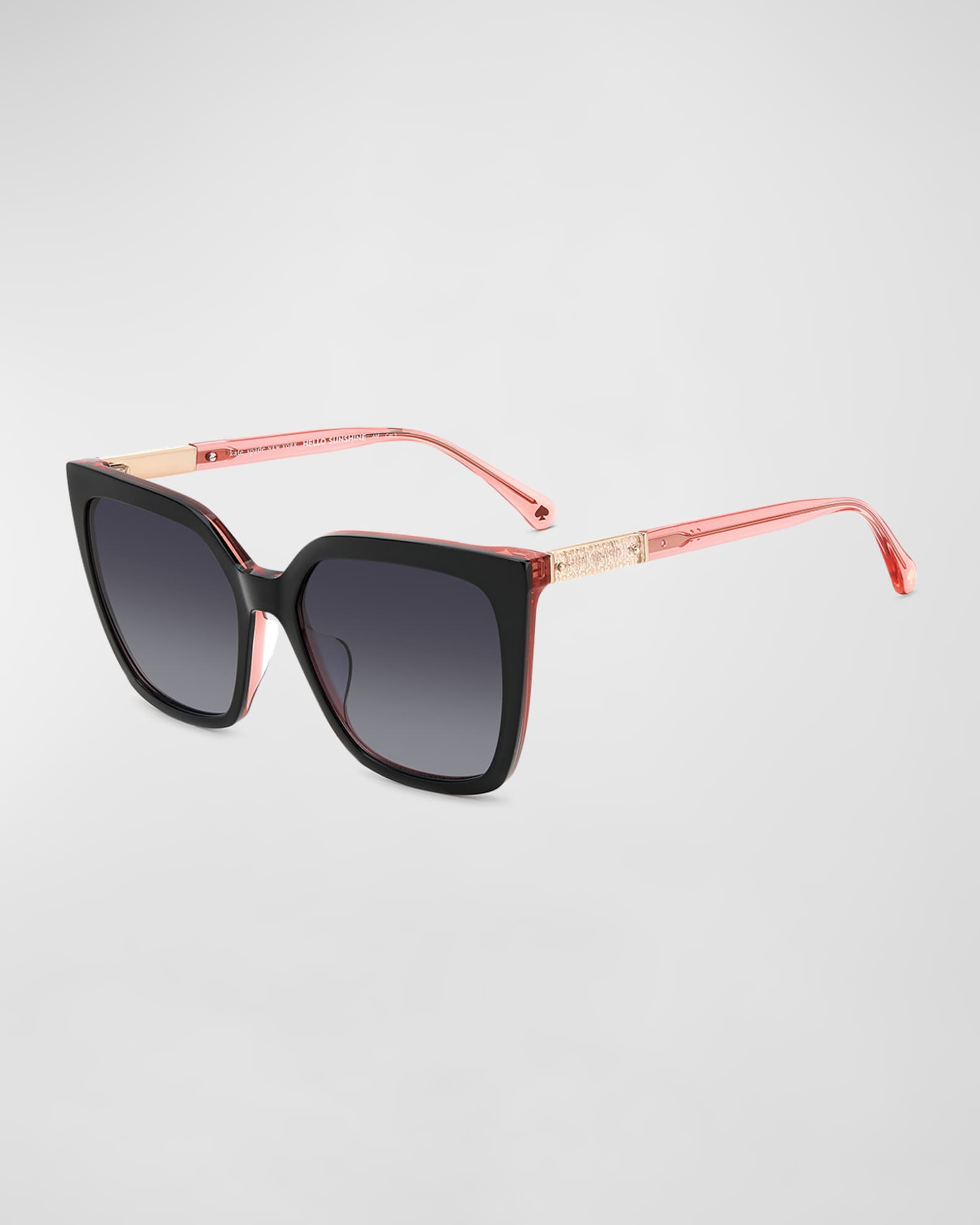 marlowe acetate square sunglasses  0