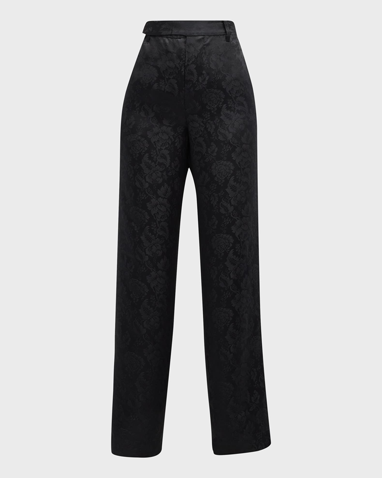 FRAME x Ritz Paris FRAME x Ritz Paris Floral Silk Trousers