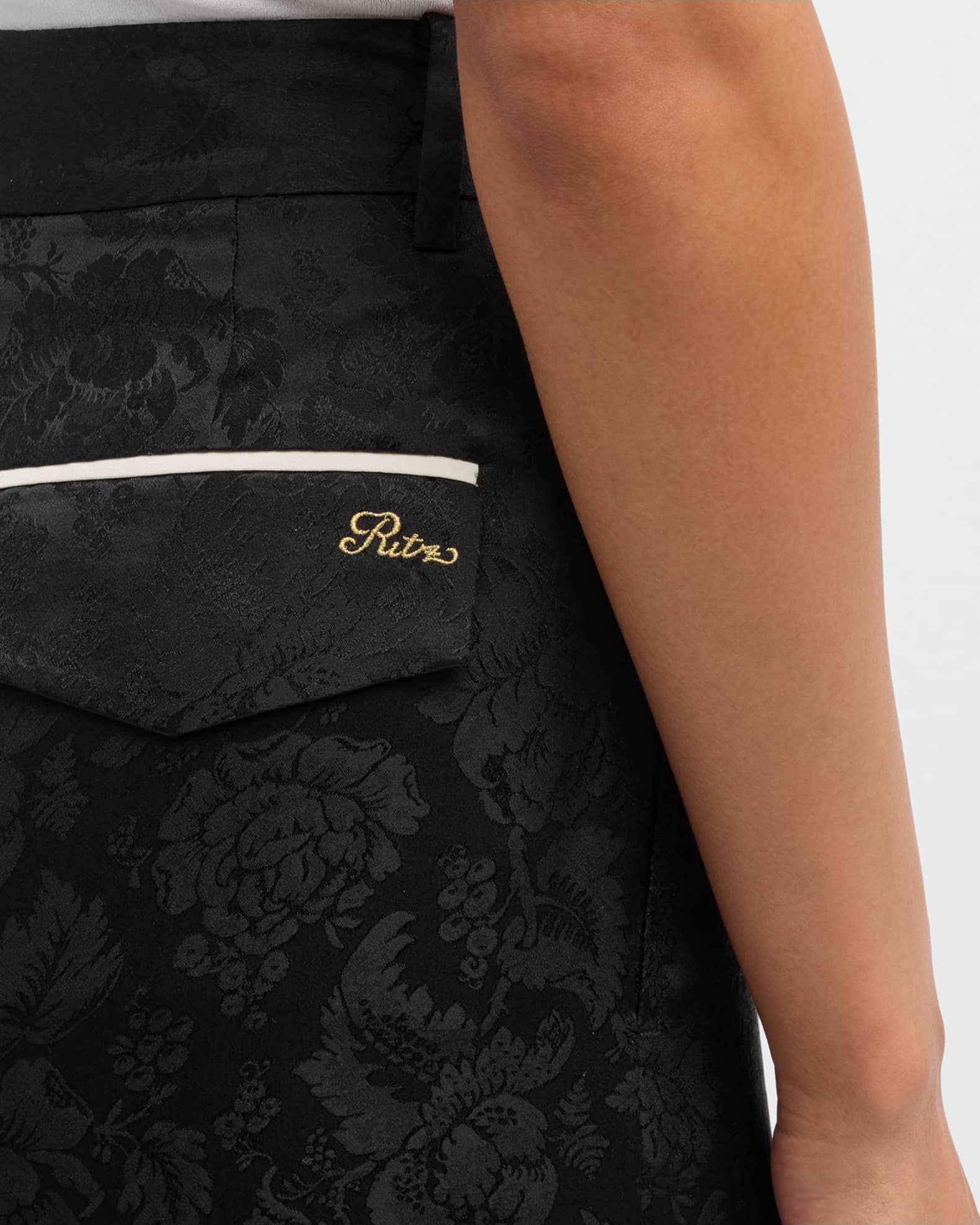 The Ritz Black Silk Multi