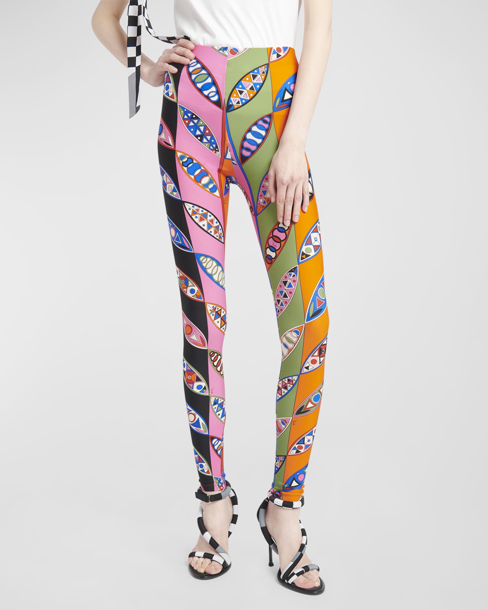 Printed ankle leggings store