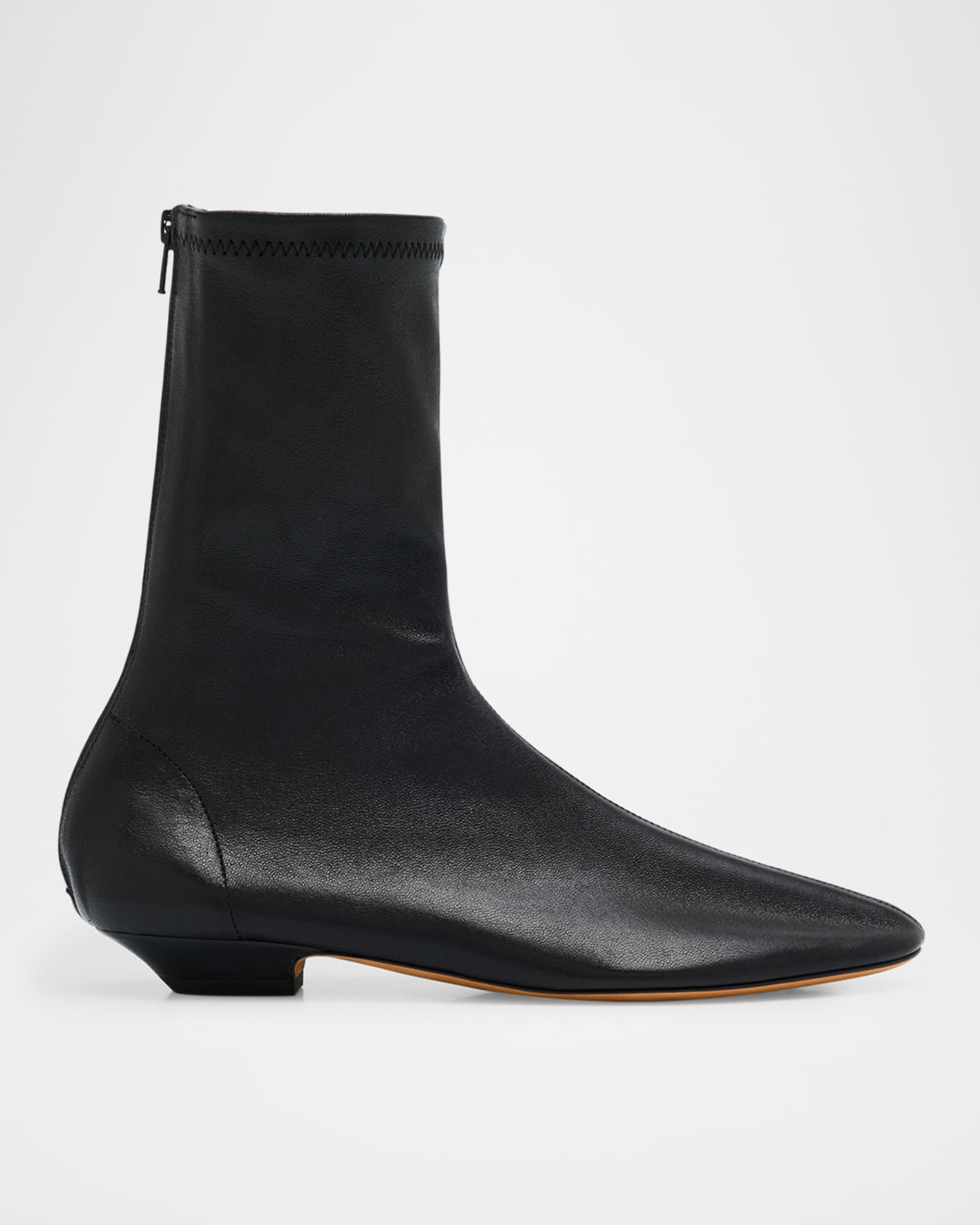 Apollo Leather Zip Ankle Boots  0