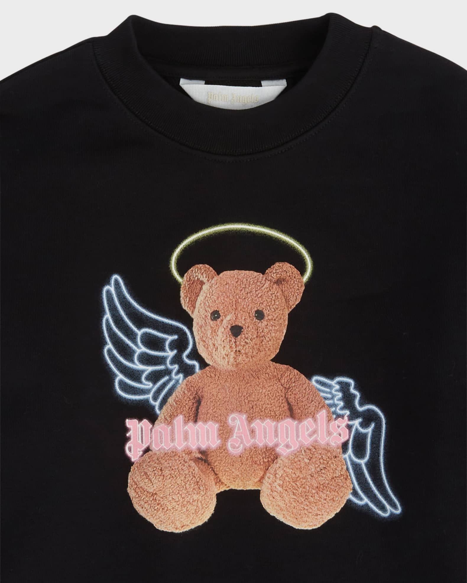 Girl's Bear Angel Open-Back Sweatshirt, Size 4-12 1