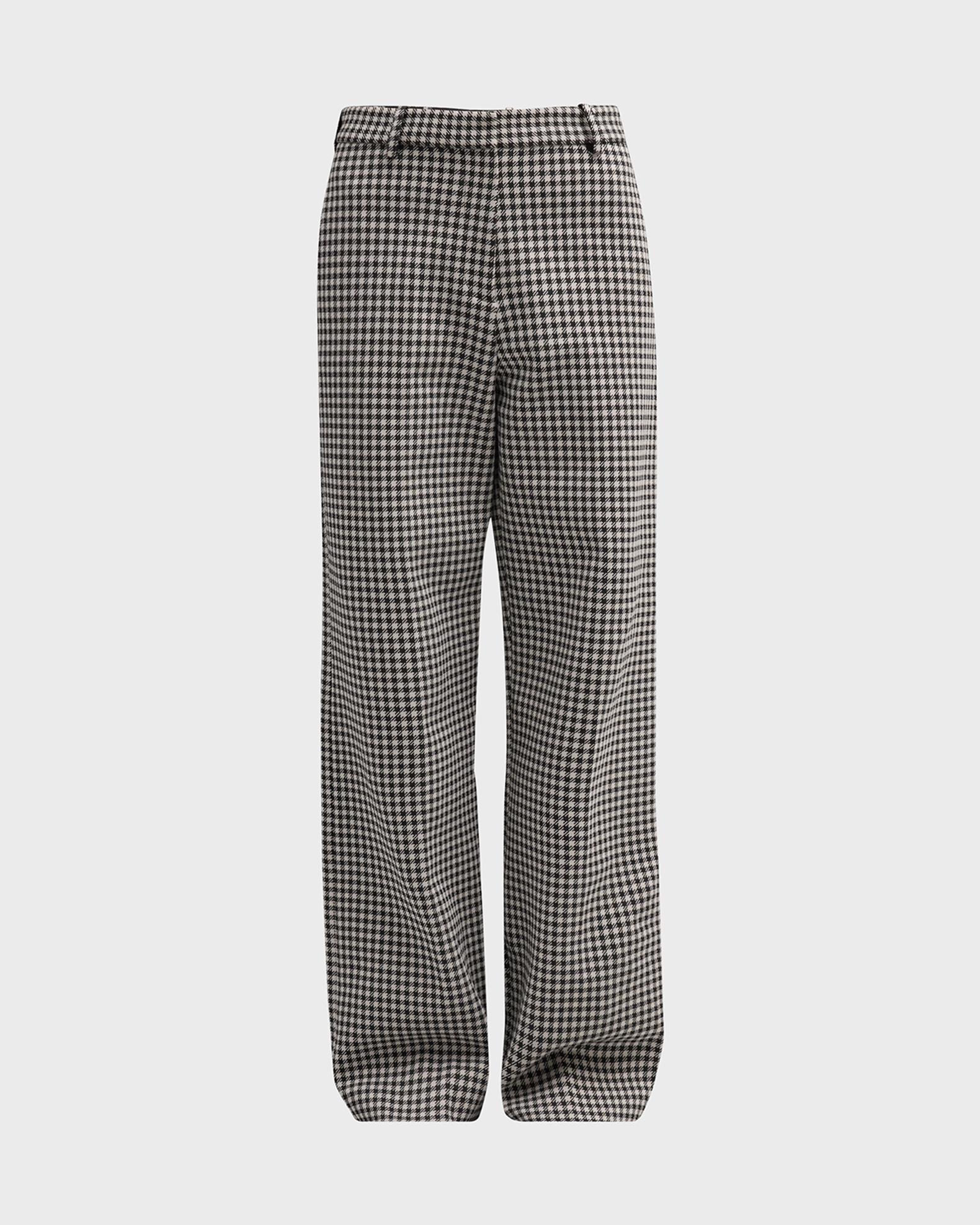Eliza Gingham Straight Leg Pant main image 1