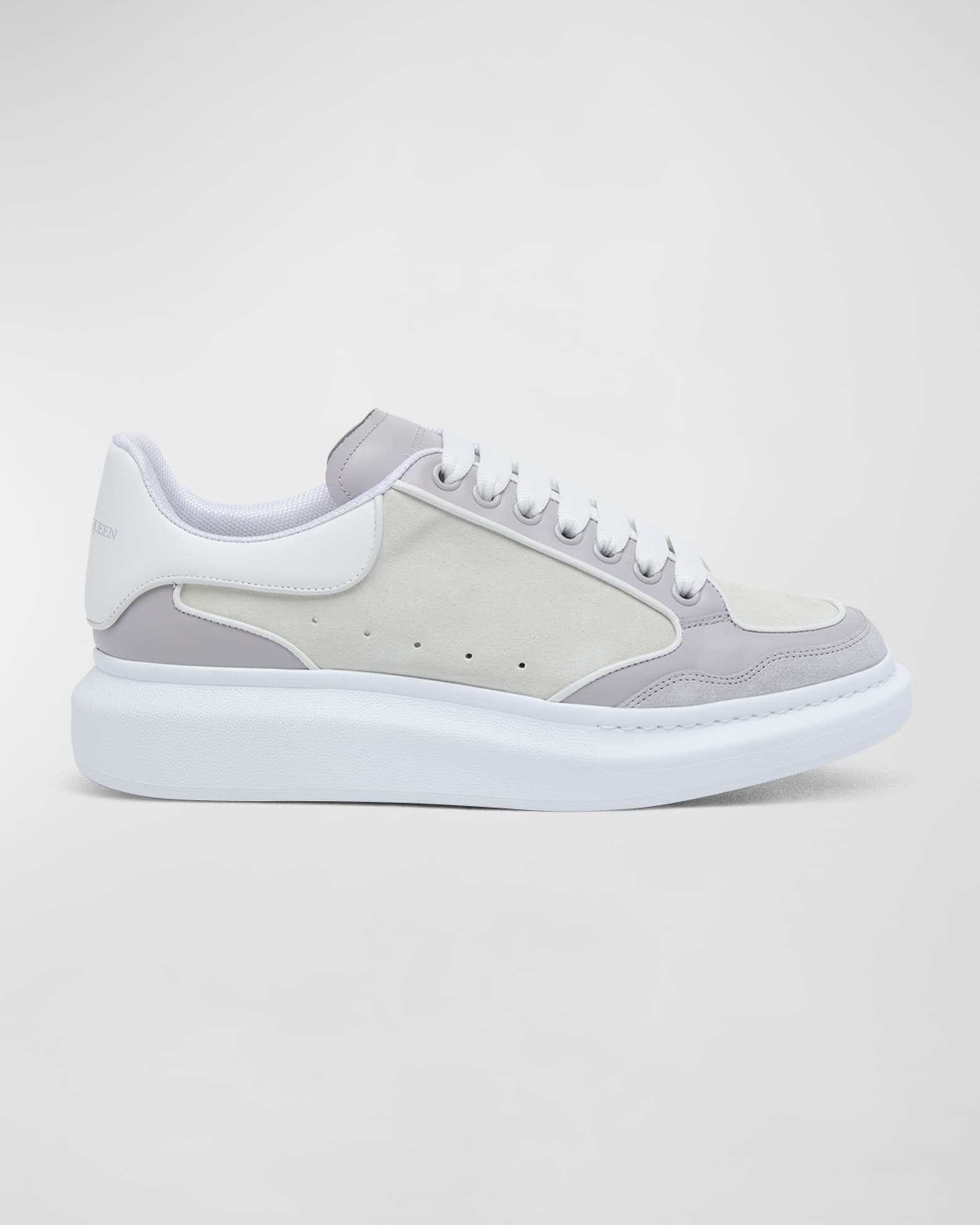 Men s Oversized Retro Leather Low Top Sneakers
