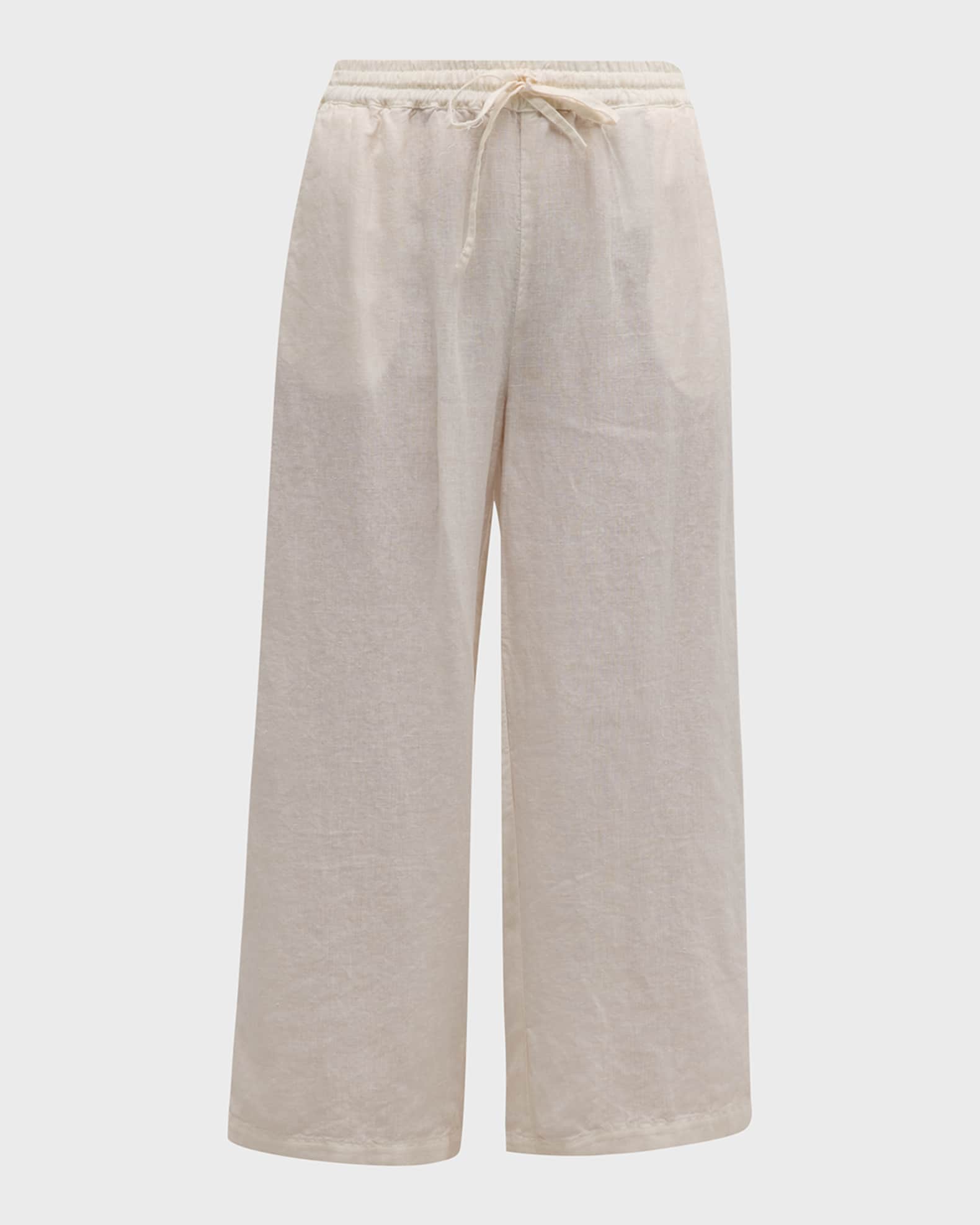 Lino Wide Leg Pant Natural main image 0