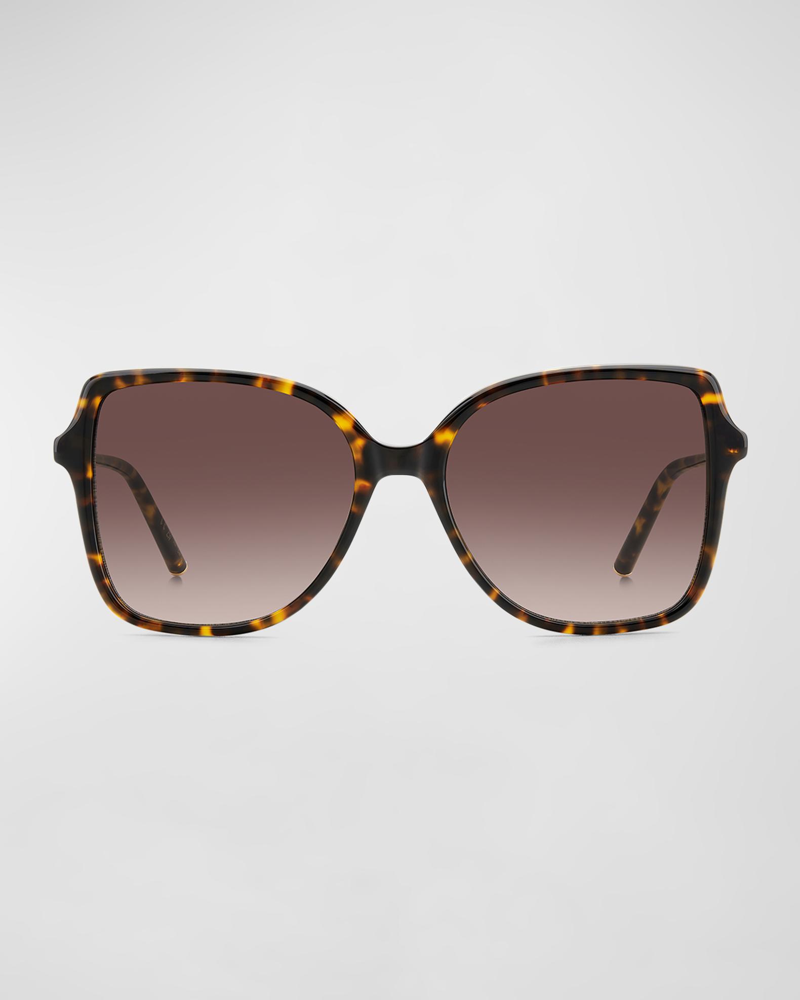 Carolina Herrera Embellished Acetate & Metal Butterfly 