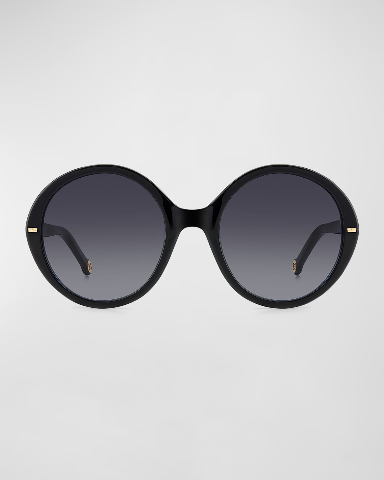 Carolina Herrera Brown Acetate Sunglasses main image 1