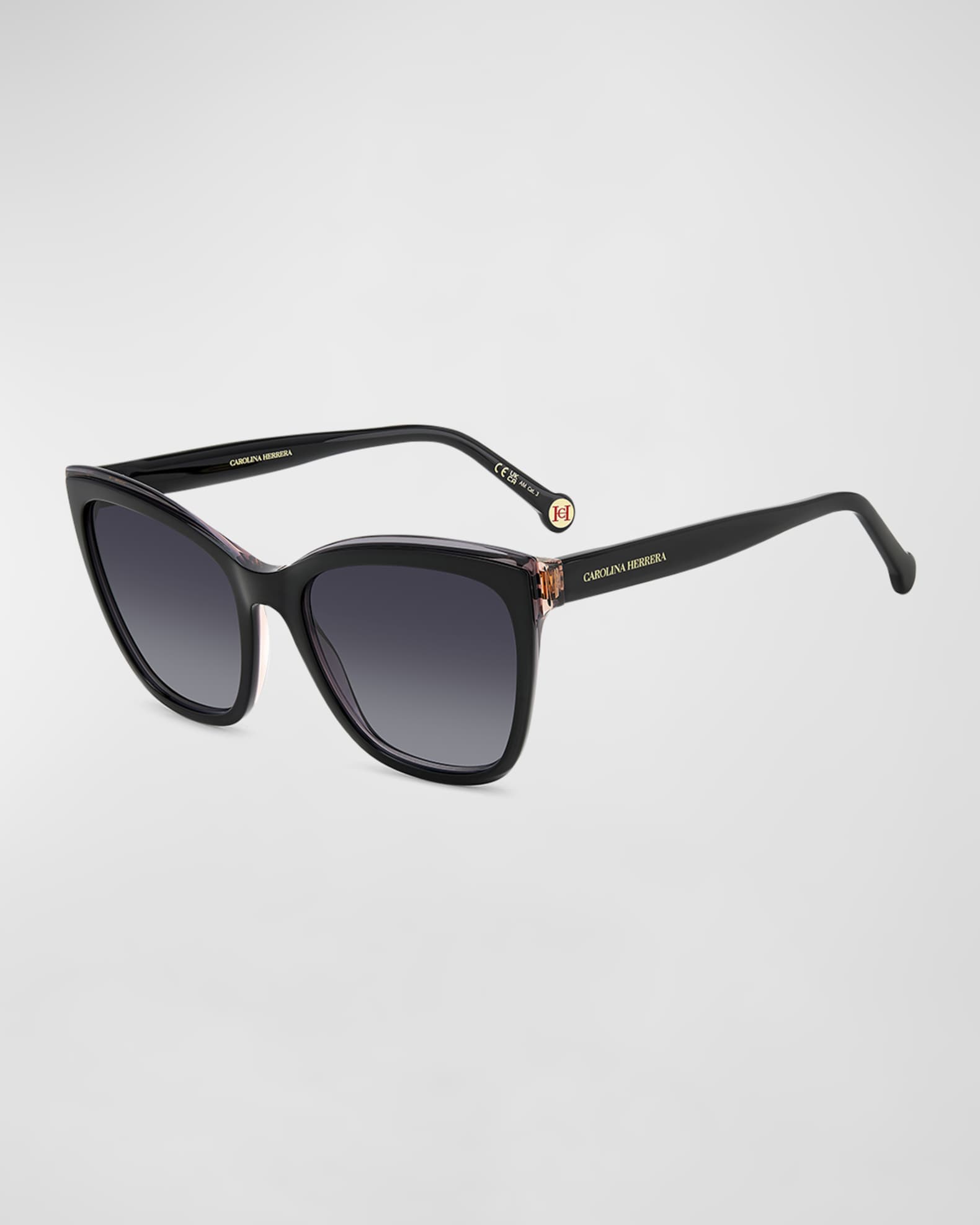 Carolina Herrera Two-Tone Acetate Cat-Eye Sunglasses