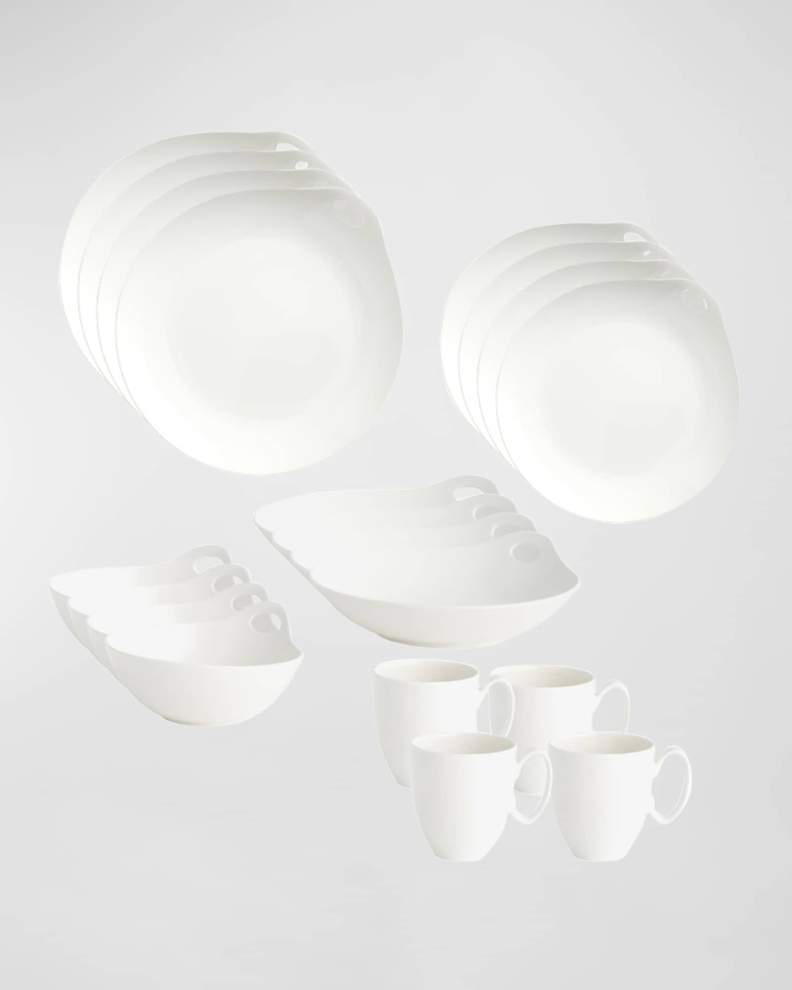 Portables 20 Piece Dinnerware Set Service for 4