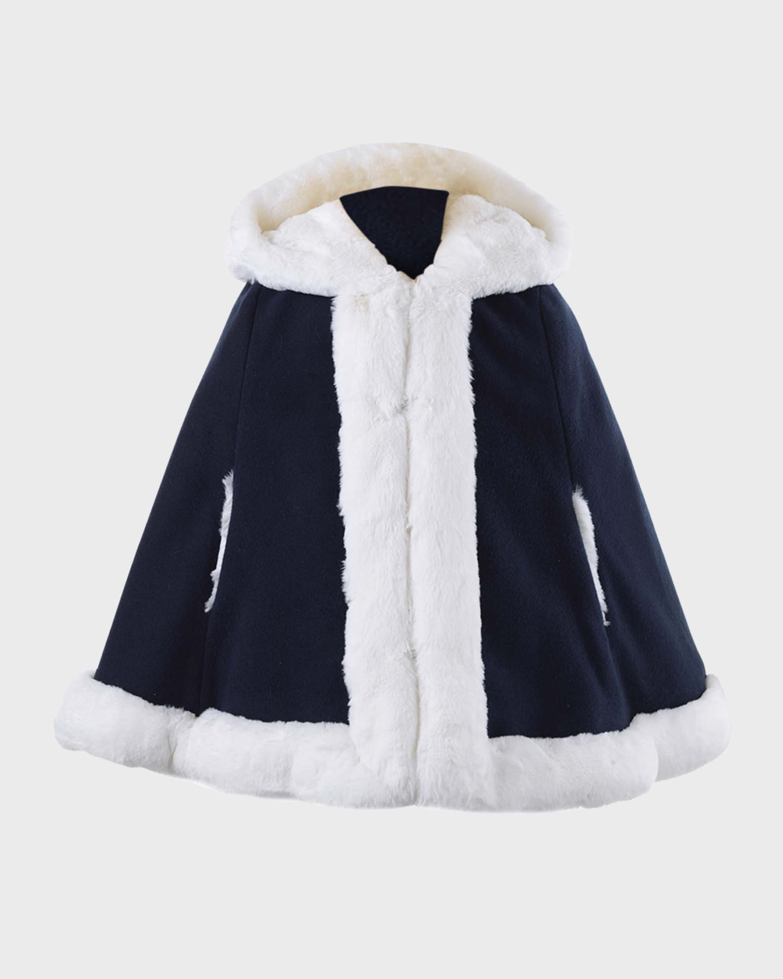 Girls best sale fur cape